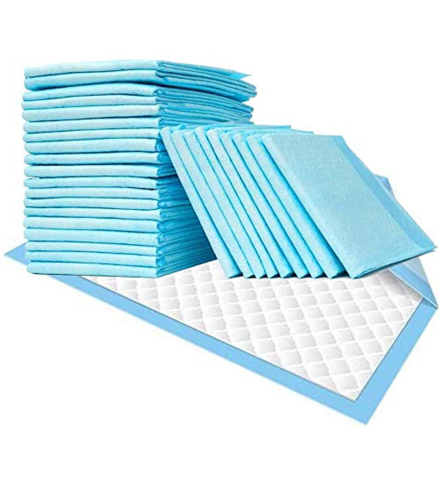 Buy Incontinence Pads for Bed 60x90cm - Waterproof Absorbent 50 Disposable Changing Mats - Buy Online on GoSupps.com