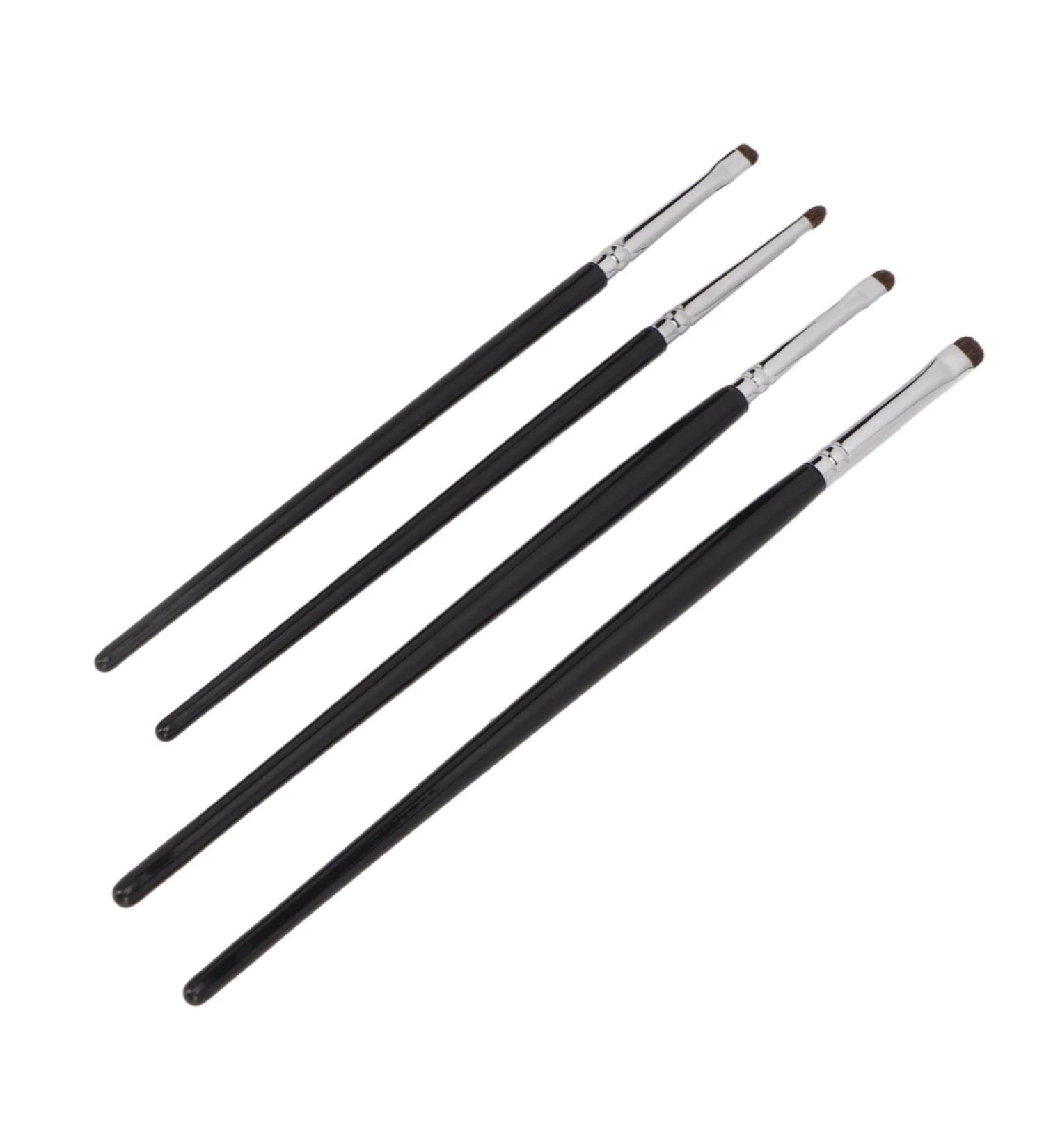 Eye Makeup Brushes Set 4pcs Small Head Dense Hair Soft Hair Easy Use for Eyeshadow Eyebrow Portable - Buy Online on GoSupps.com