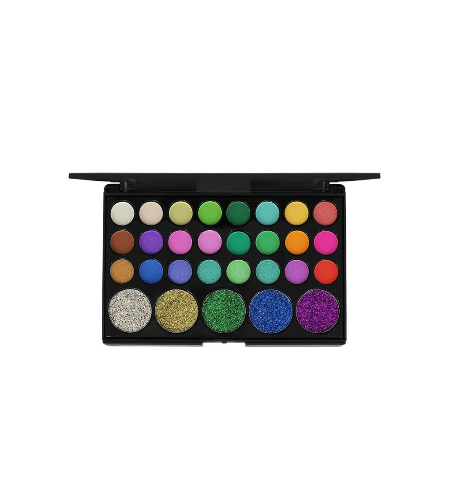 miduoidn Eyeshadow Palette Black Circles Handily Wear for Beginners Long-lasting 29 Colors Concealer Highlighter Face Kit Type 2 1 count (Pack of 1) - Buy Online on GoSupps.com