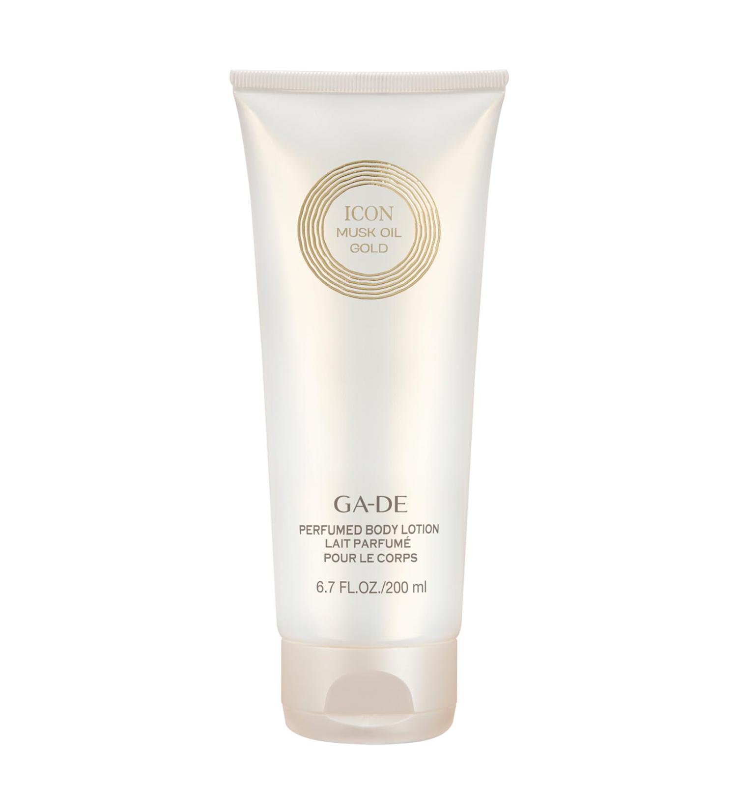 Icon Musk Oil Gold Perfume Body Lotion - Lightweight Quick Absorbing Moisturizing Cream - 6.7 oz for Smooth Soothing Skin - International Shipping Available - Buy Online on GoSupps.com