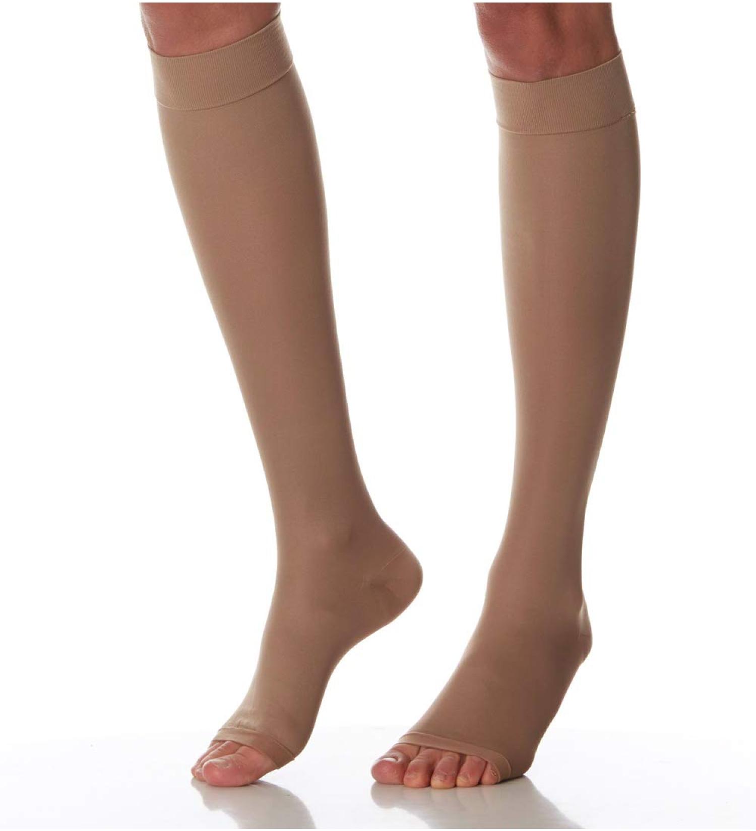 Scudotex Microfiber K2 open toe beige size 6-1 piece