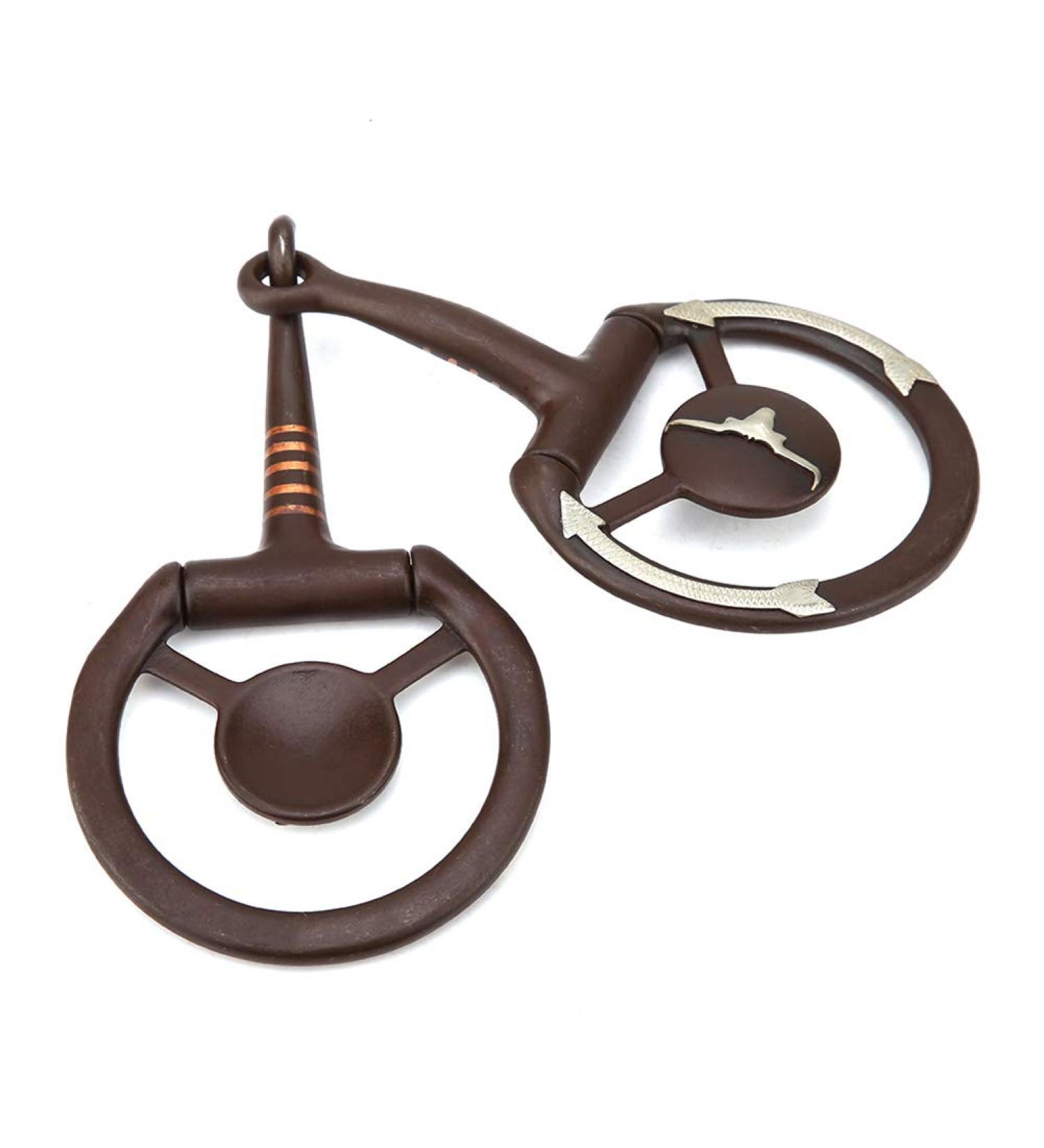 Shanrya Loose Ring Snaffle Bit - Copper Inlay Horse Bit for Riders | International Shipping - Buy Online on GoSupps.com