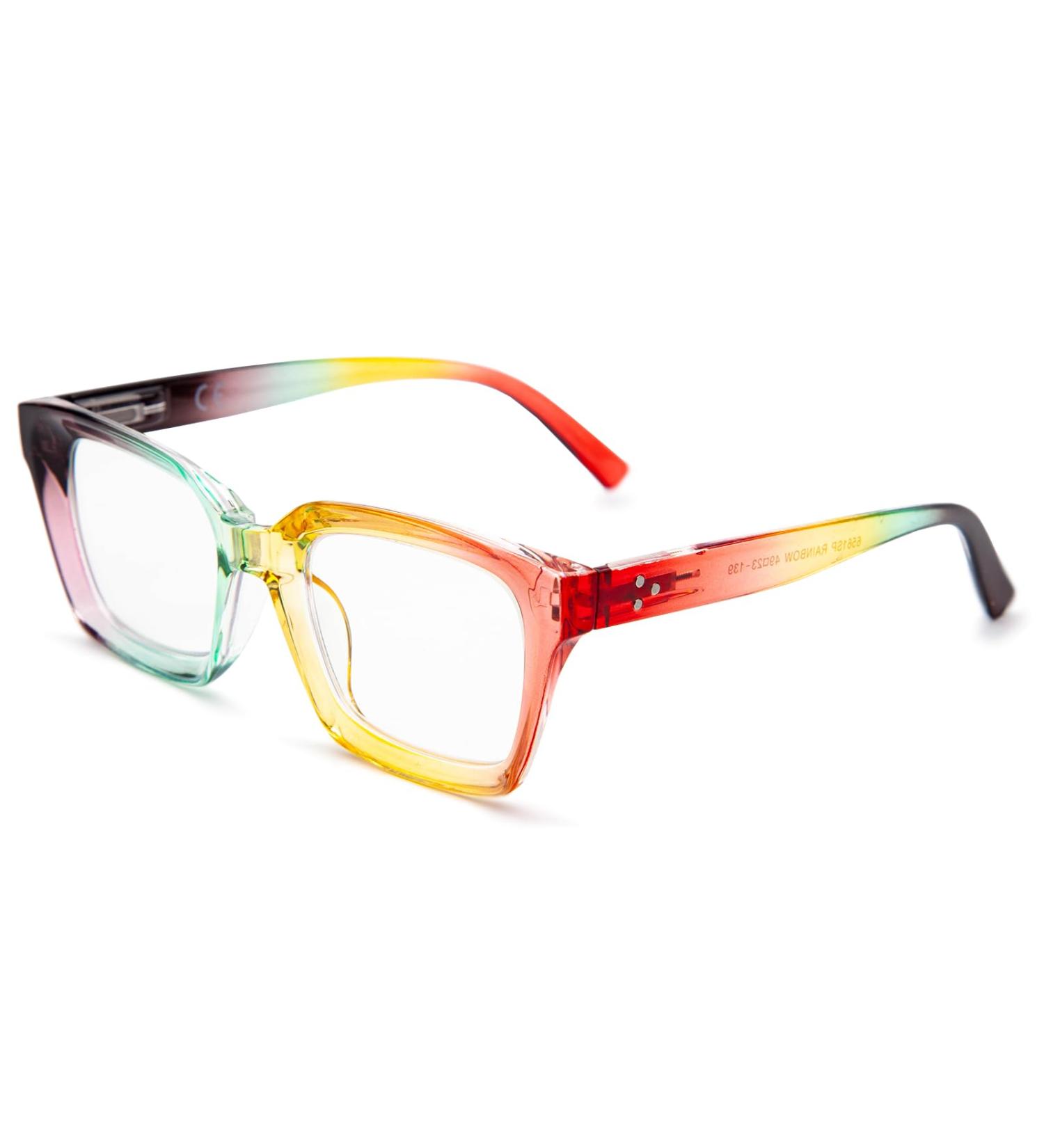 Amorays Oversize Square Vintage Reading Glasses with Anti-Blue Light Lens - Unisex +2.00 Presbyopia Readers - Buy Online on GoSupps.com