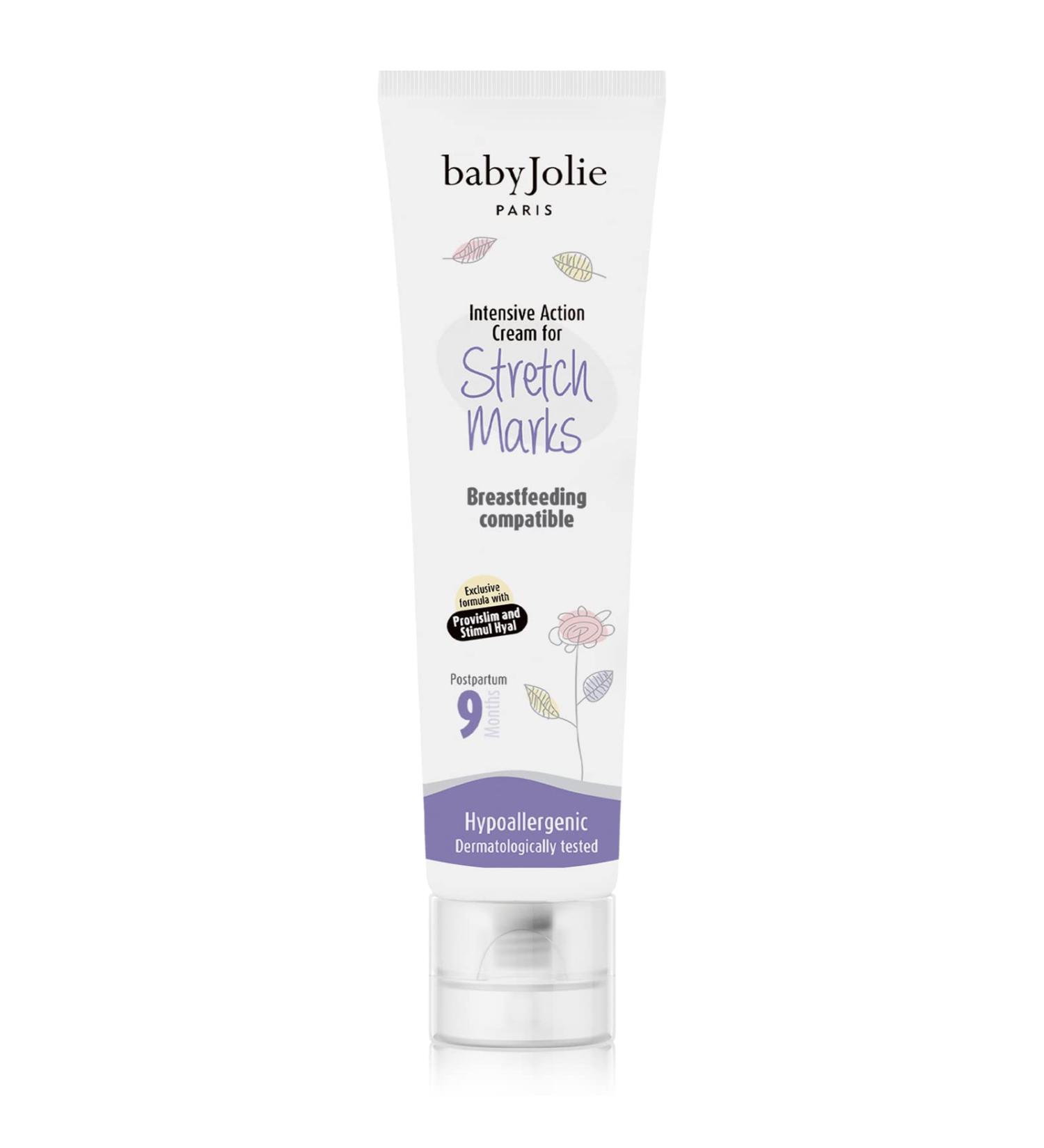 Baby Jolie Stretch Mark Cream | Intensive Lotion for Pregnancy & Stretch Mark Prevention - Buy Online on GoSupps.com