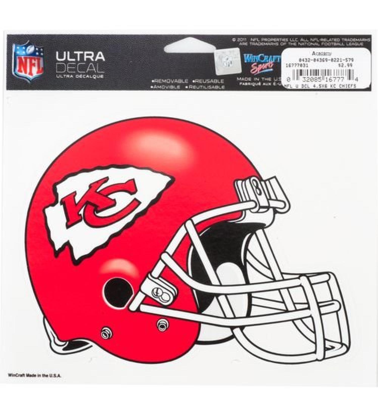 WinCraft NFL Kansas City Chiefs 16777031 Multi-Purpose Sticker 5" x 6"