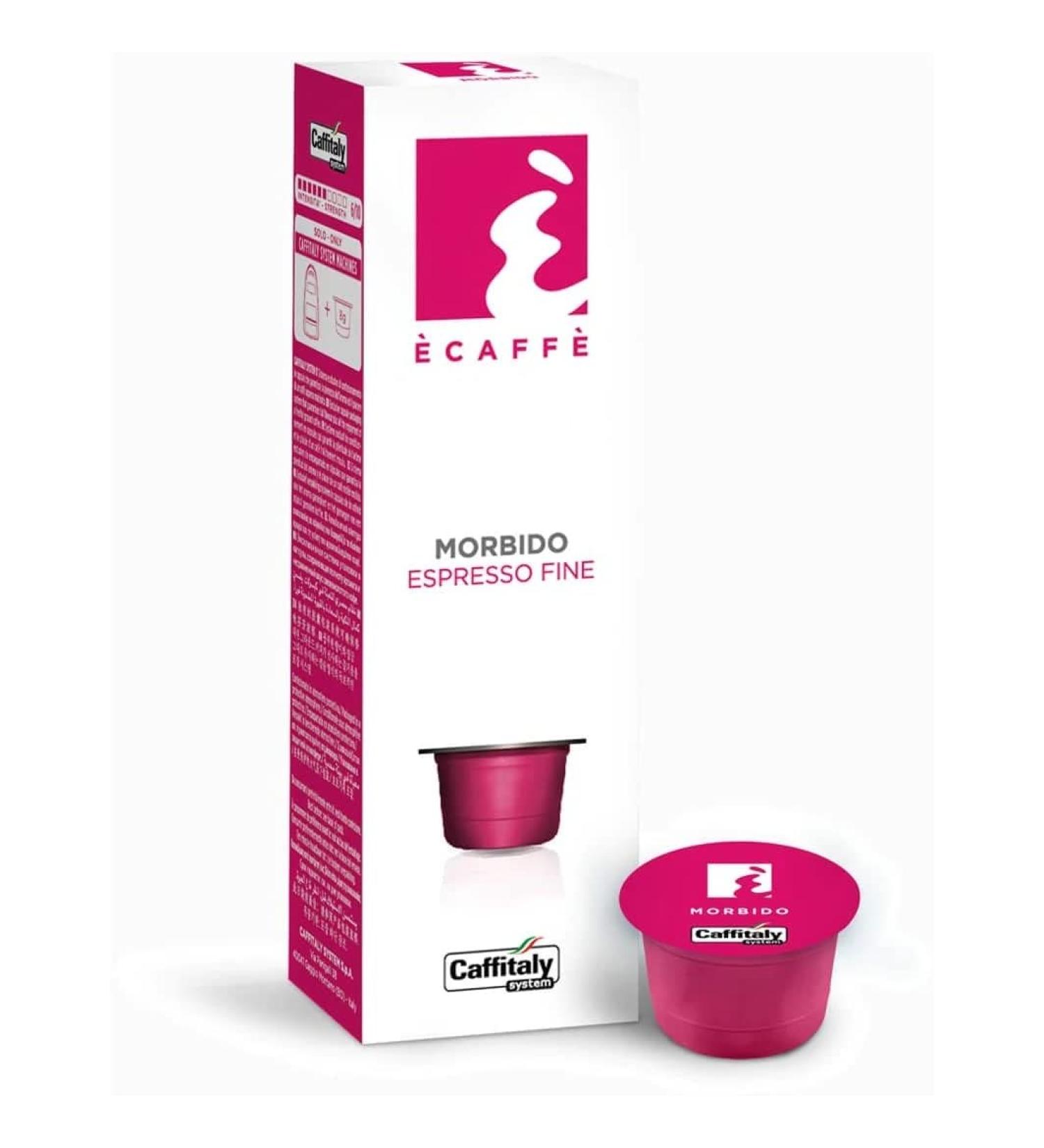 Caffitaly CE50083 Ecaffe Fine Morbido Coffee 10 Count Fine Morbido - Buy Online on GoSupps.com