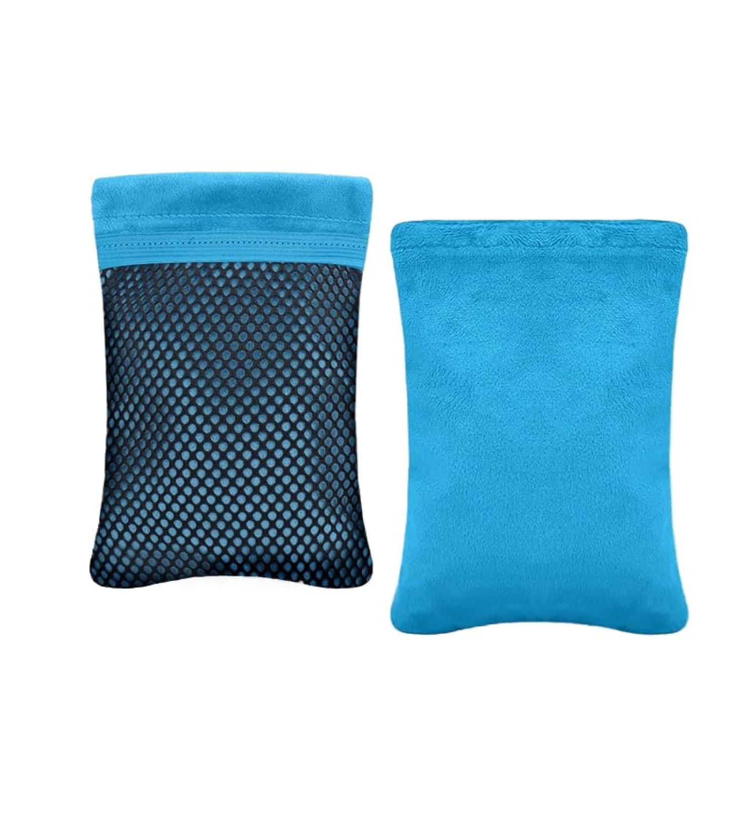 Sand Remover Kit for Beach & Camping - Velvet Powder Bag Brush & Sand Removal Bag | Ultimate Beach Vacation Essentials - Buy Online on GoSupps.com