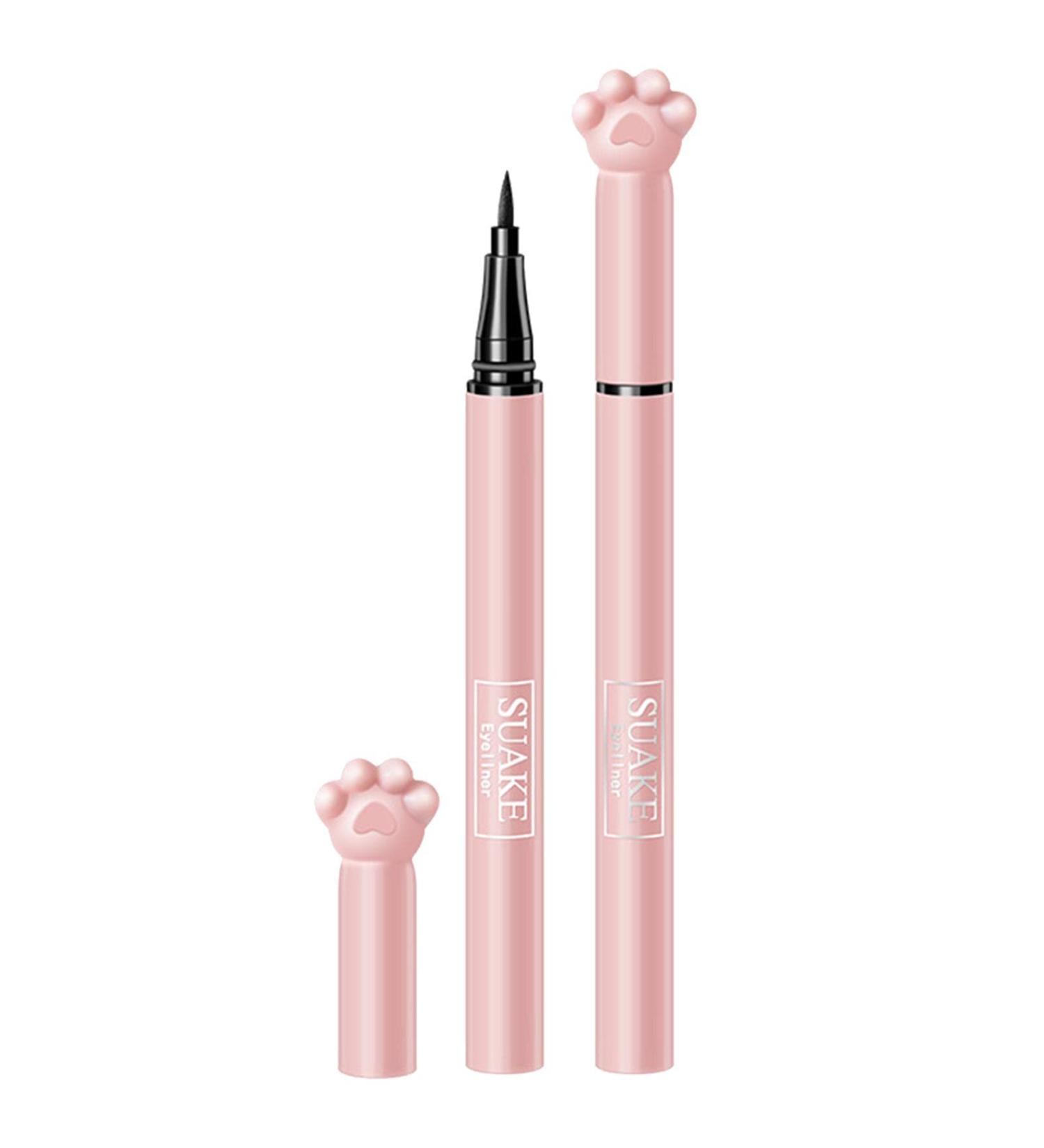 Waterproof Eyeliner Black Double Headed Quick Drying Mascara Double-Ended Mascara Eyeliner Easy Liquid No-Skip Eyeliner Fine Brush Eyeliner for Prom Travel Daily Life - Buy Online on GoSupps.com