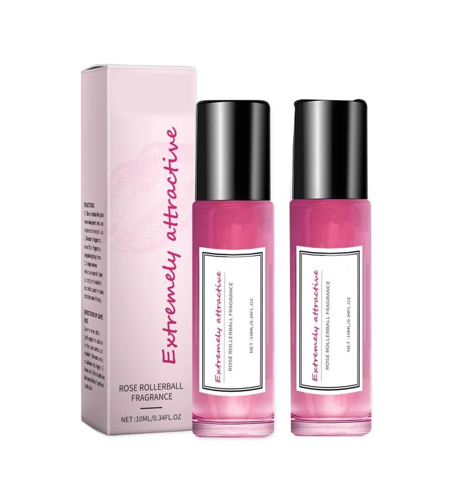 Pheromone Roll On Fragrance Fresh Light Fragrance Rose Women's Ball Fragrance Long-Lasting Fresh Portable Perfume Exudes Charm Keep Fragrance (2 Pcs) - Buy Online on GoSupps.com