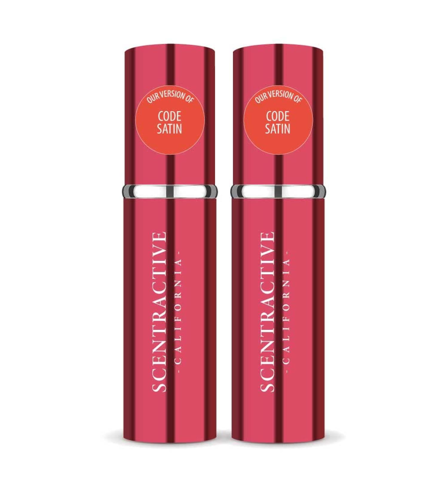 CA Perfume Impression of Code Satin For Women Replica Version Fragrance Dupes Concentrated Long Lasting Eau de Parfum Spray Refillable Atomizer Bottle 0.17 Fl Oz/5ml-X2 ARMN CODE SATIN IMPRESSION 0.34 Fl Oz (Pack of 1) - Buy Online on GoSupps.com