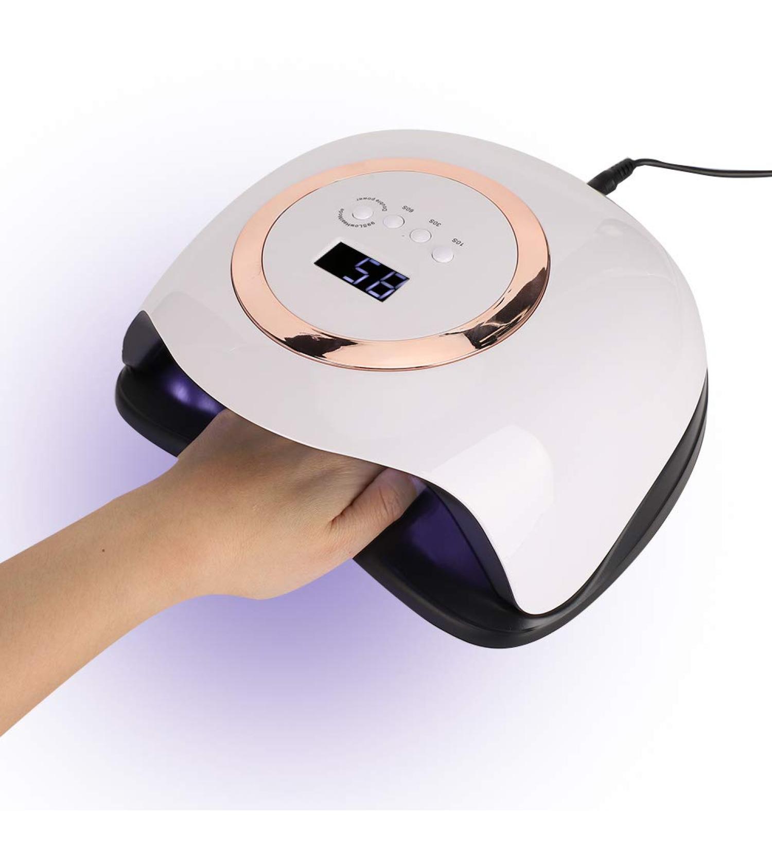 ZJchao 168W UV Gel LED Nail Dryer Lamp - Fast Drying Painless Nail Art Light for Manicure - EU Connector - Buy Online on GoSupps.com