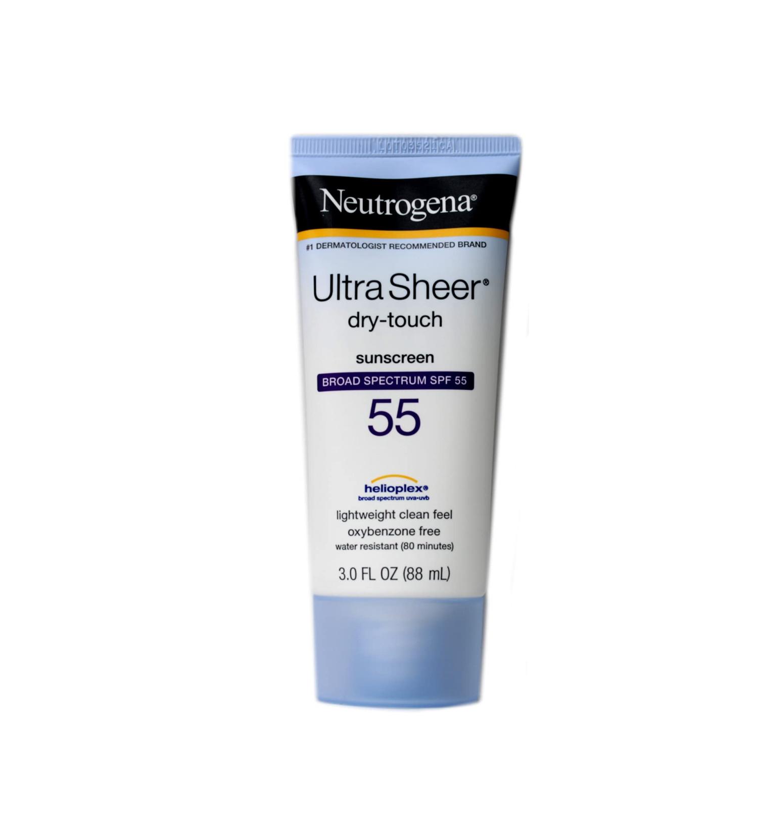 Neutrogena Ultra Sheer Dry-Touch Sunscreen SPF 55 3 oz (12 Pack) - Buy Online on GoSupps.com