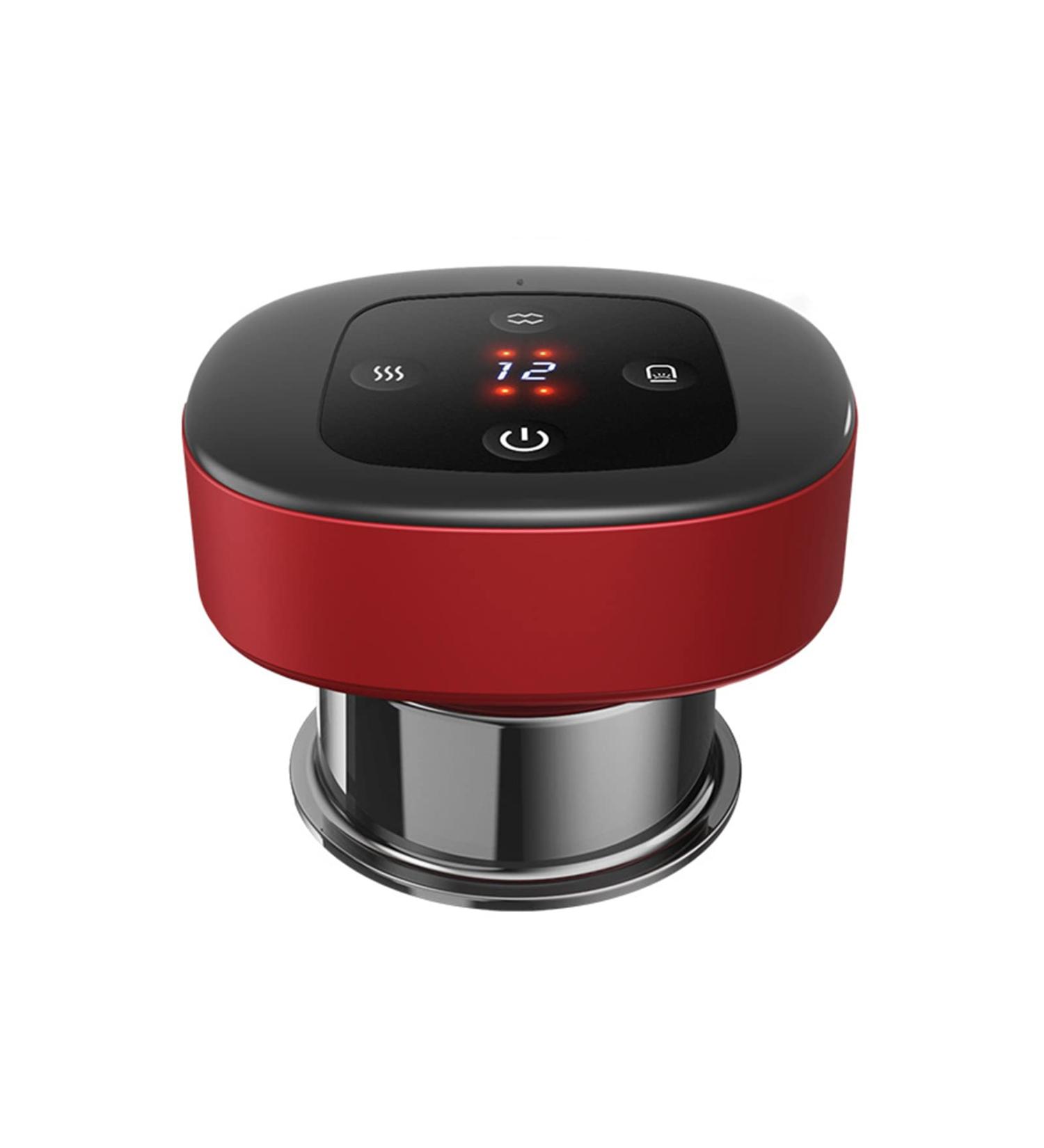 Buy Smart Electrical Cupping Set with Red Light & 12-Speed Massage for Tiredness Relief | International Shipping Available - Buy Online on GoSupps.com