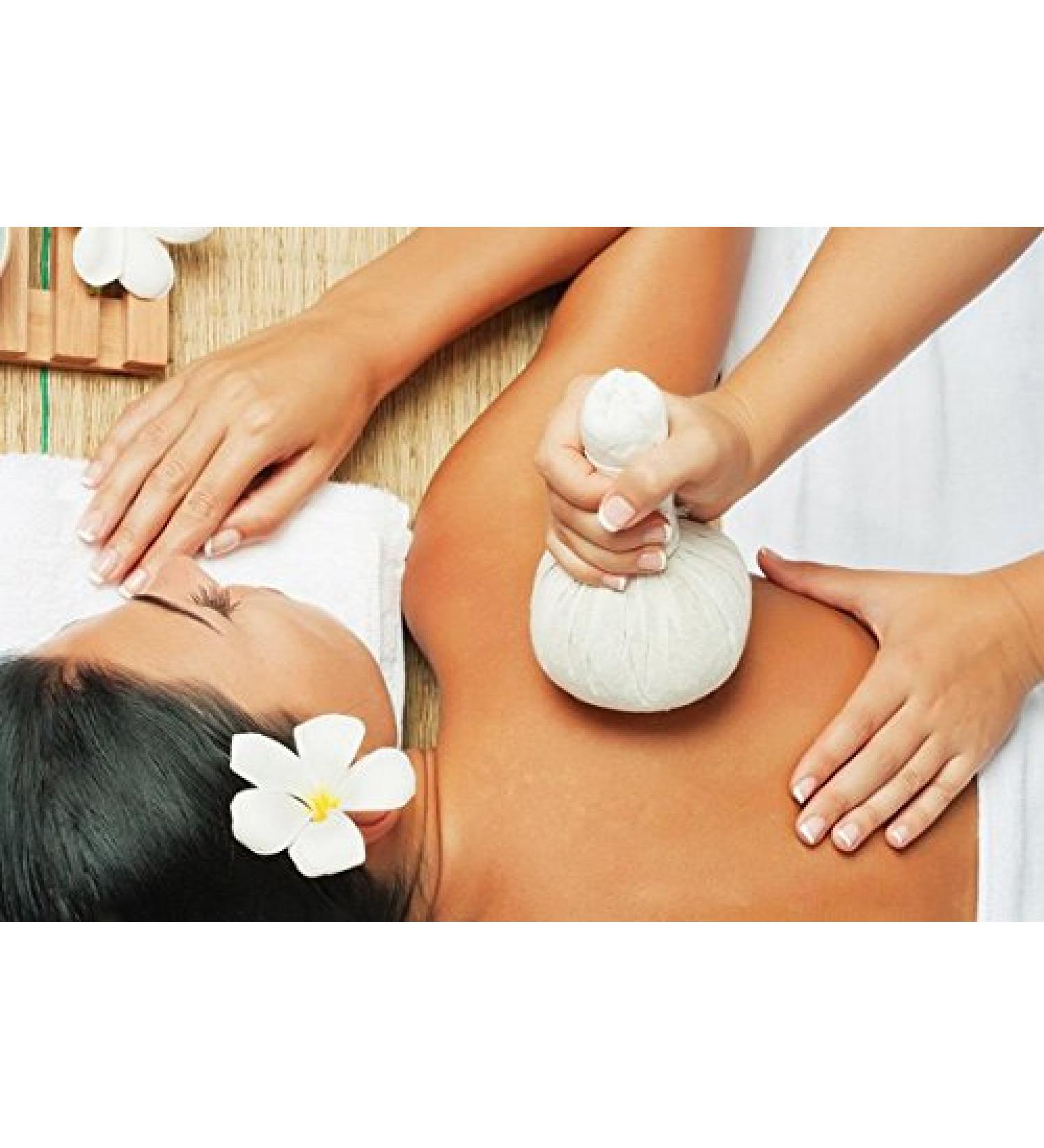 Herbal Thai Massage Compress Ball - 200g Aroma Essential Oil for Pain Relief & Relaxation | Natural Body Spa - Buy Online on GoSupps.com