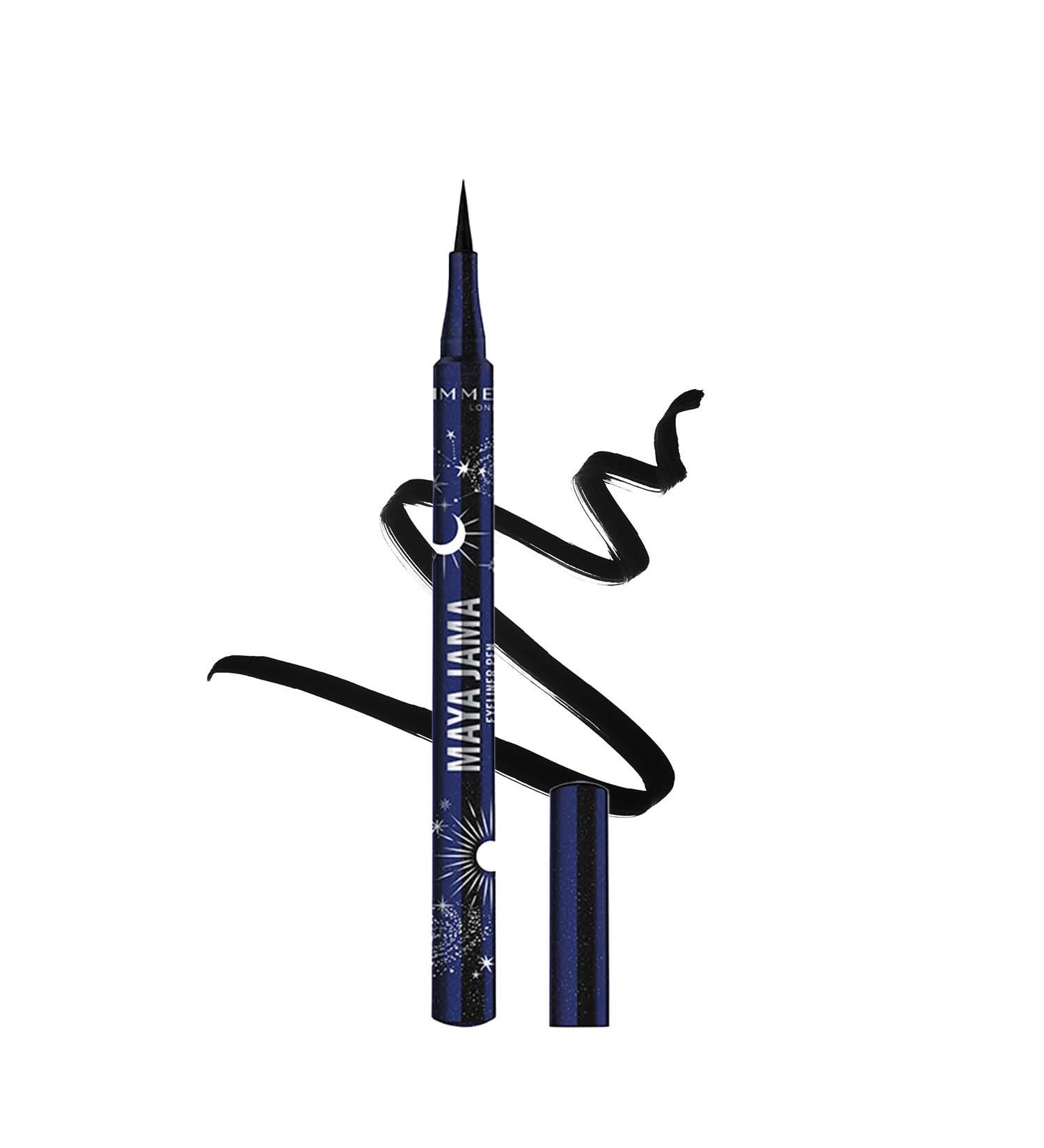  Coty Rimmel Maya Jama Astrology Collection Eyeliner Pen Black Precision Eyeliner Matte Eyeliner Highly Pigmented Waterproof Smudge-Proof Up to 24 Hour Wear 1.2 ml - Buy Online on GoSupps.com