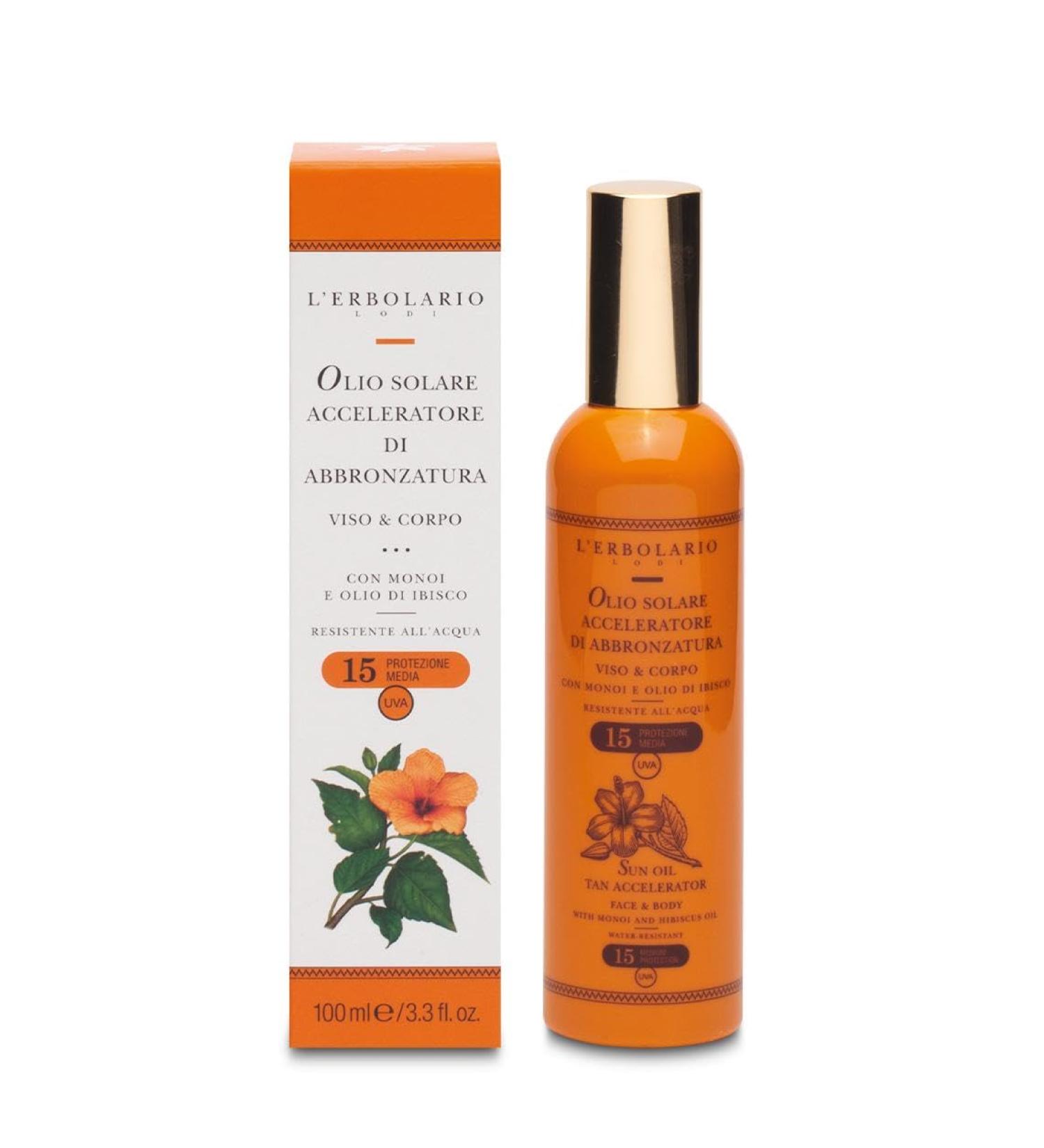 Oil Solar Accelerator Tan Face & Body SPF 15 100 ML