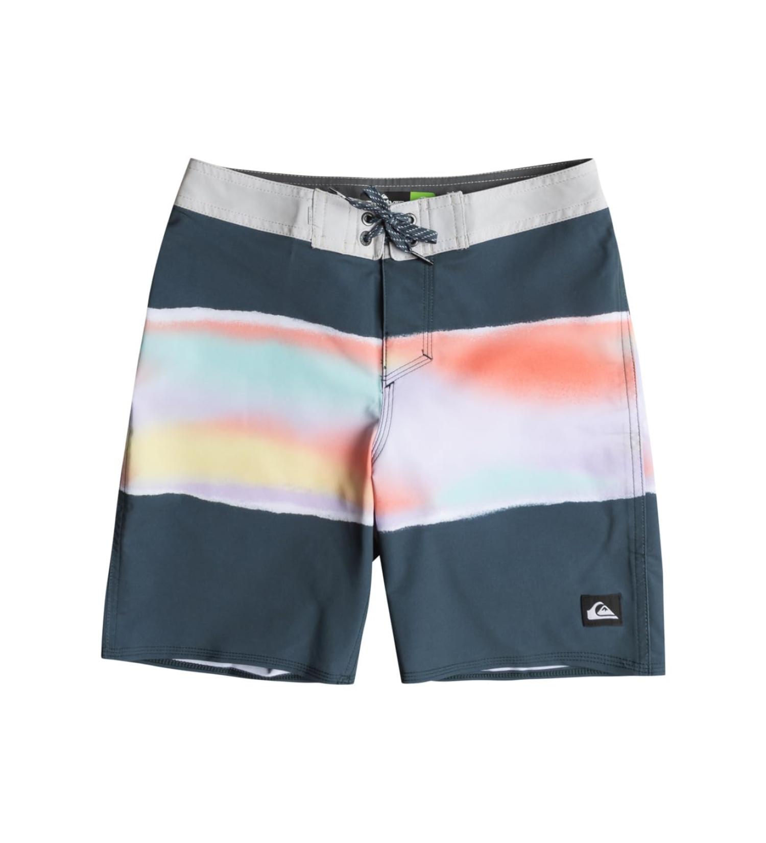Quiksilver Boys Surfsilk Air Brush YTH 16 Boardshorts (1 Pack) 16 Years Midnight Navy
