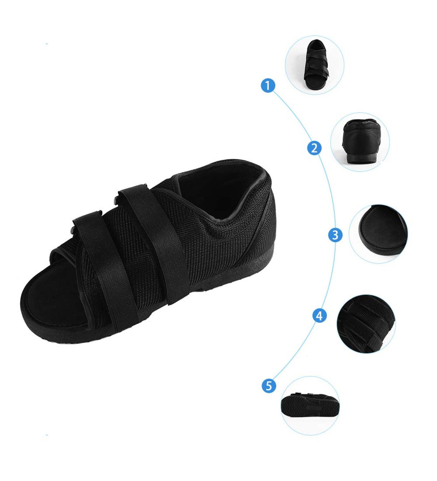 Ghzzy Post-OP Shoes | Light Medical Hiking Footwear for Fracture Recovery | Orthopedic Support for Men & Women | World Cup Edition - Buy Online on GoSupps.com