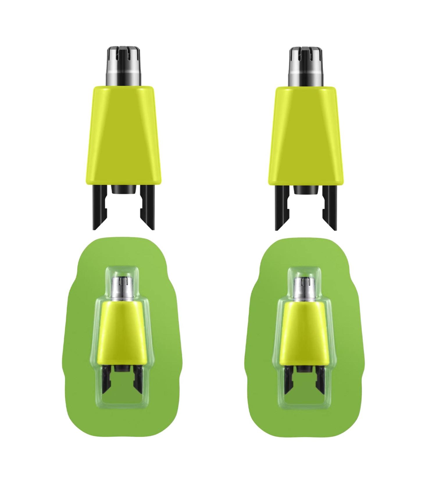 2 Pack Replacement Heads for Philips Norelco OneBlade - Nose, Ear, and Eyebrow Compatible - Buy Online on GoSupps.com