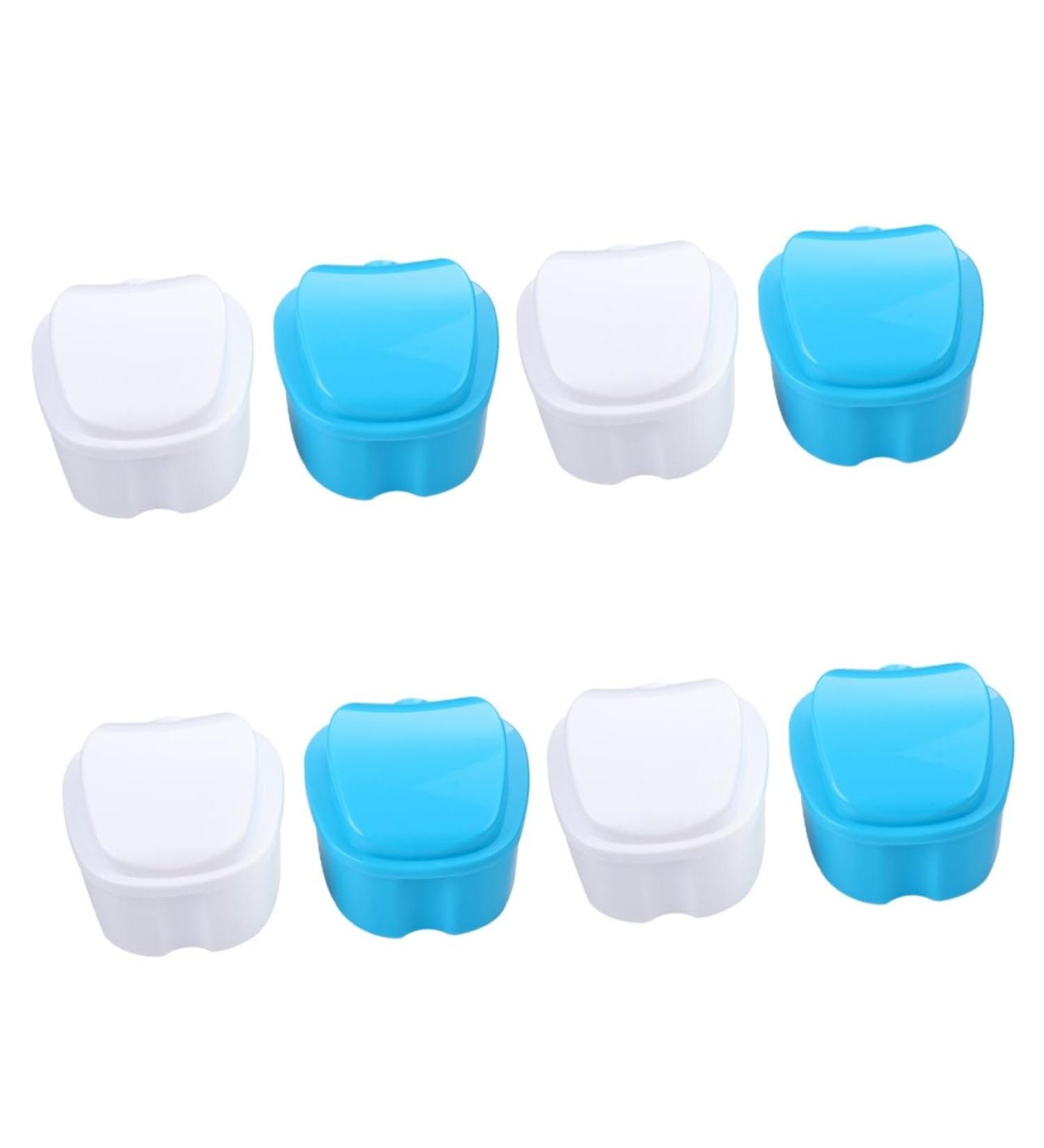 Healeved 8 STK Prosthesis Cleaning Suitcase | Durable Plastic Storage Box for Travel & Prosthetic Teeth Care - Buy Online on GoSupps.com