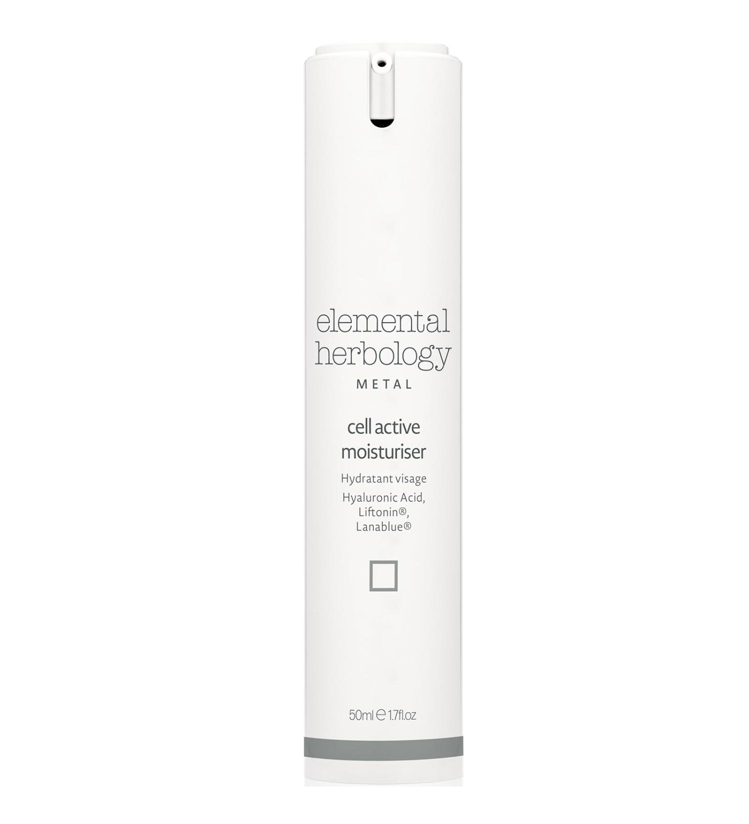 Elemental Herbology Cell Active Facial Moisturizer 1.7 Fl. Oz - Hyaluronic Acid Anti-Aging Cream - Shop Internationally - Buy Online on GoSupps.com