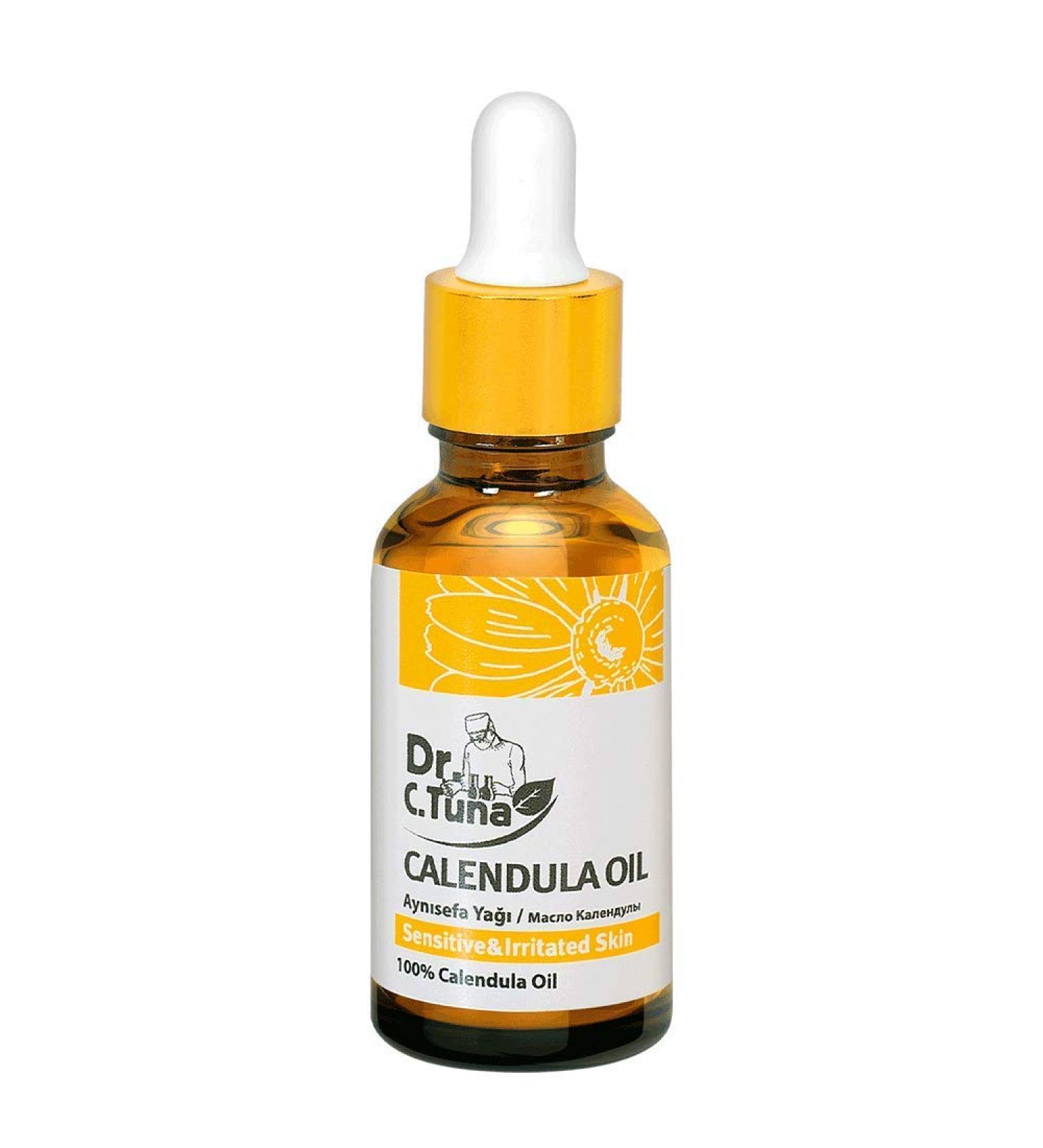 Buy Dr. C Tuna Calendula Oil 100% - 20 ml | Best International Shipping & Fast Delivery - Buy Online on GoSupps.com