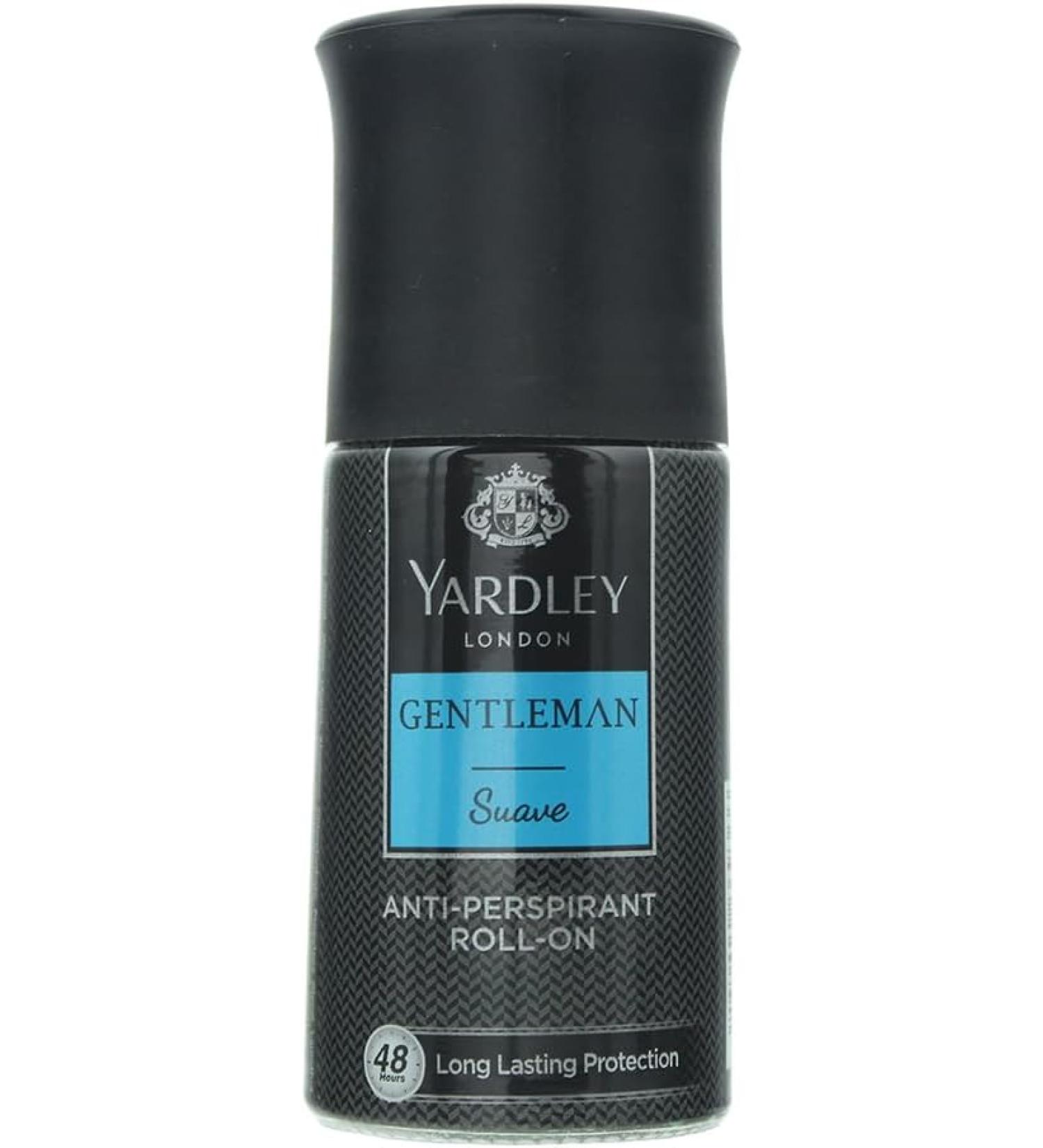 Yardley London Gentleman Antiperspirant Deodorant Roll On - Suave - 50ml - Buy Online on GoSupps.com
