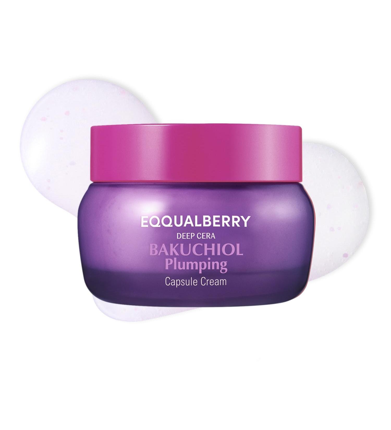 Bakuchiol Plumping Capsule Cream Retinol Alternative Moisturizer for Firming and Pore Care with 99% Pure Bakuchiol 5 Types of Collagen & Ceramide Complex 1.69 fl.oz / 50ml - Buy Online on GoSupps.com