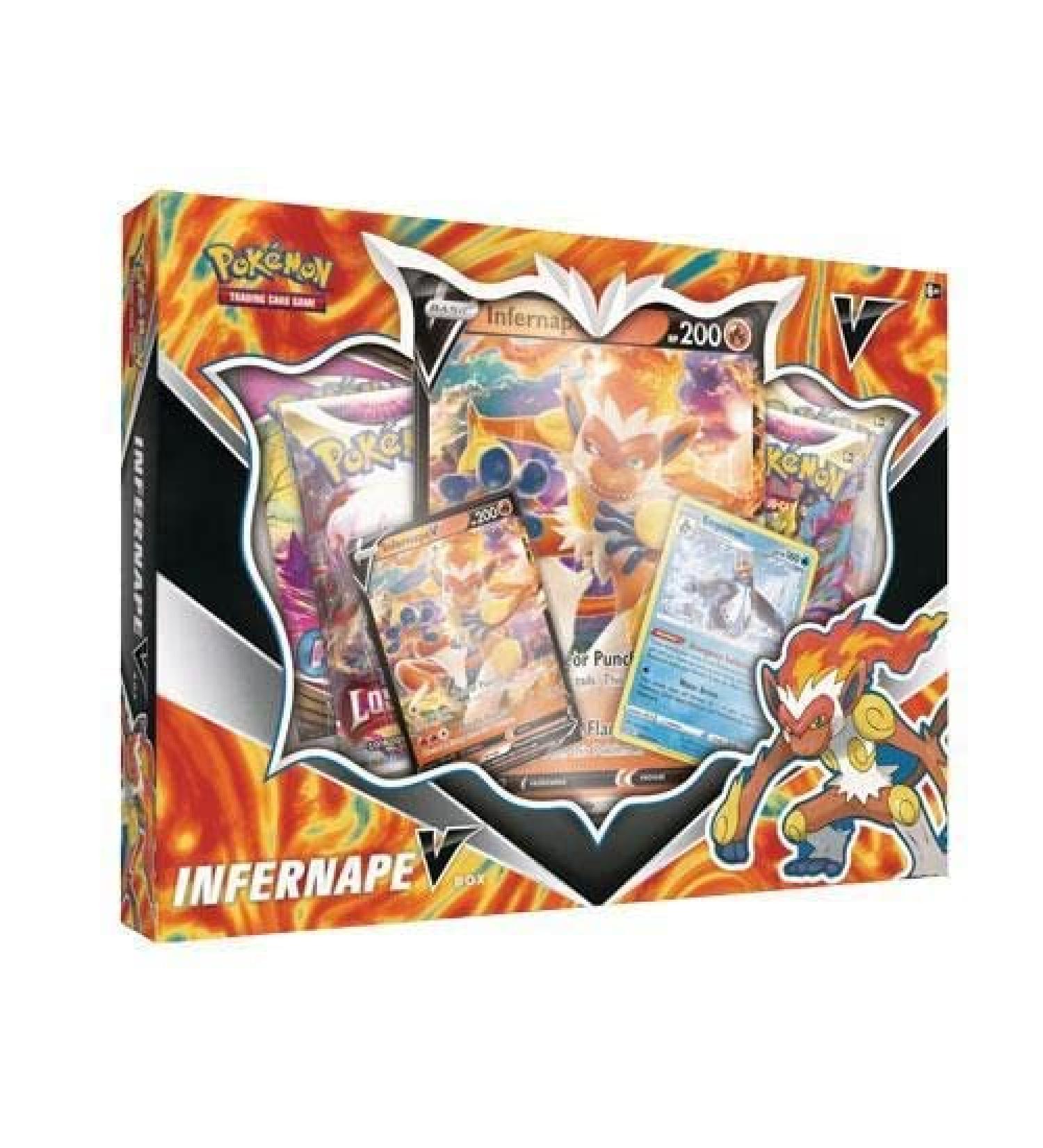 Pokemon Lost Origin Infernape V Box Set: 4 Booster Packs + promos!