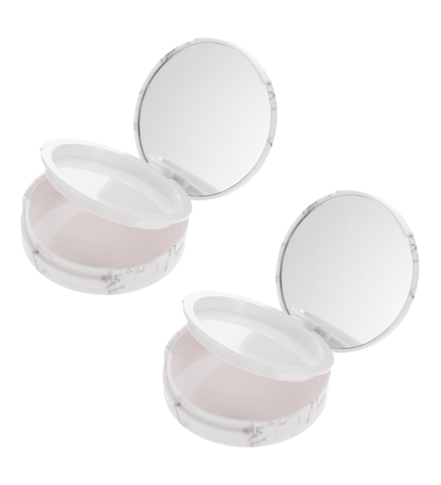 IWOWHERO 2pcs Storage Box Powder Puff Case Empty Cushion Compact Case Cosmetic Powder Container - Buy Online on GoSupps.com