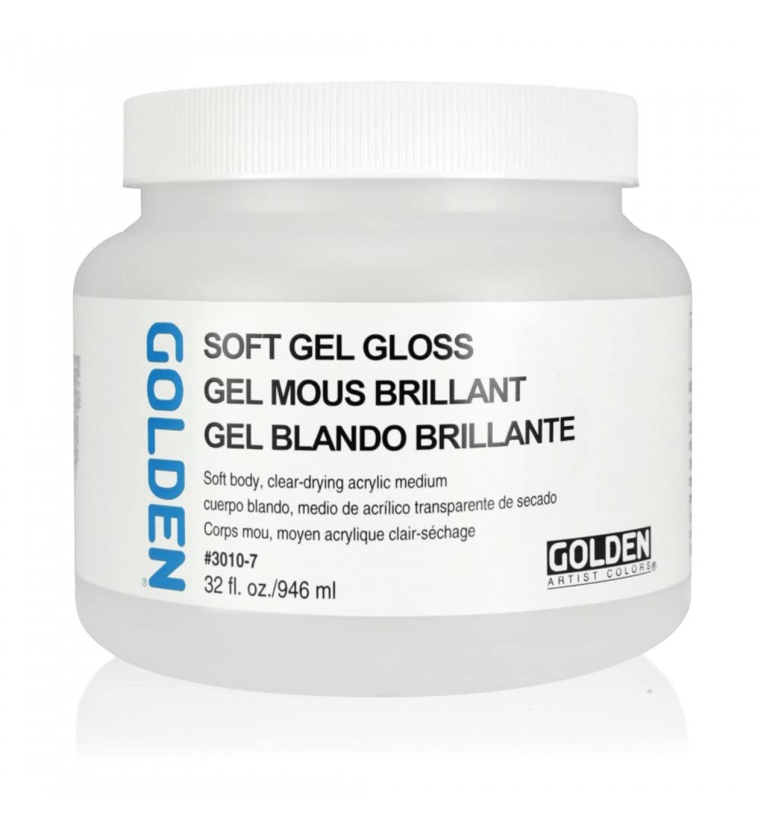 Golden Acryl Med 32 Oz Soft Gel Gloss