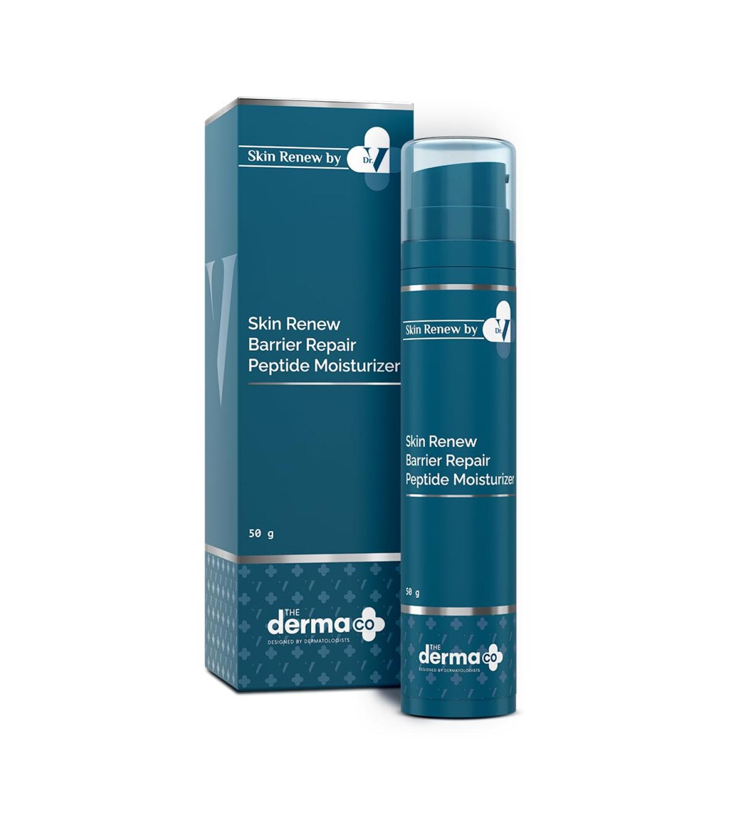 Derma Co. x Dr V Skin Renew Barrier Repair Moisturizer | Deep Moisture & Barrier Protection | 1.69 Fl Oz - Fast Absorbing & Non-Sticky - Buy Online on GoSupps.com