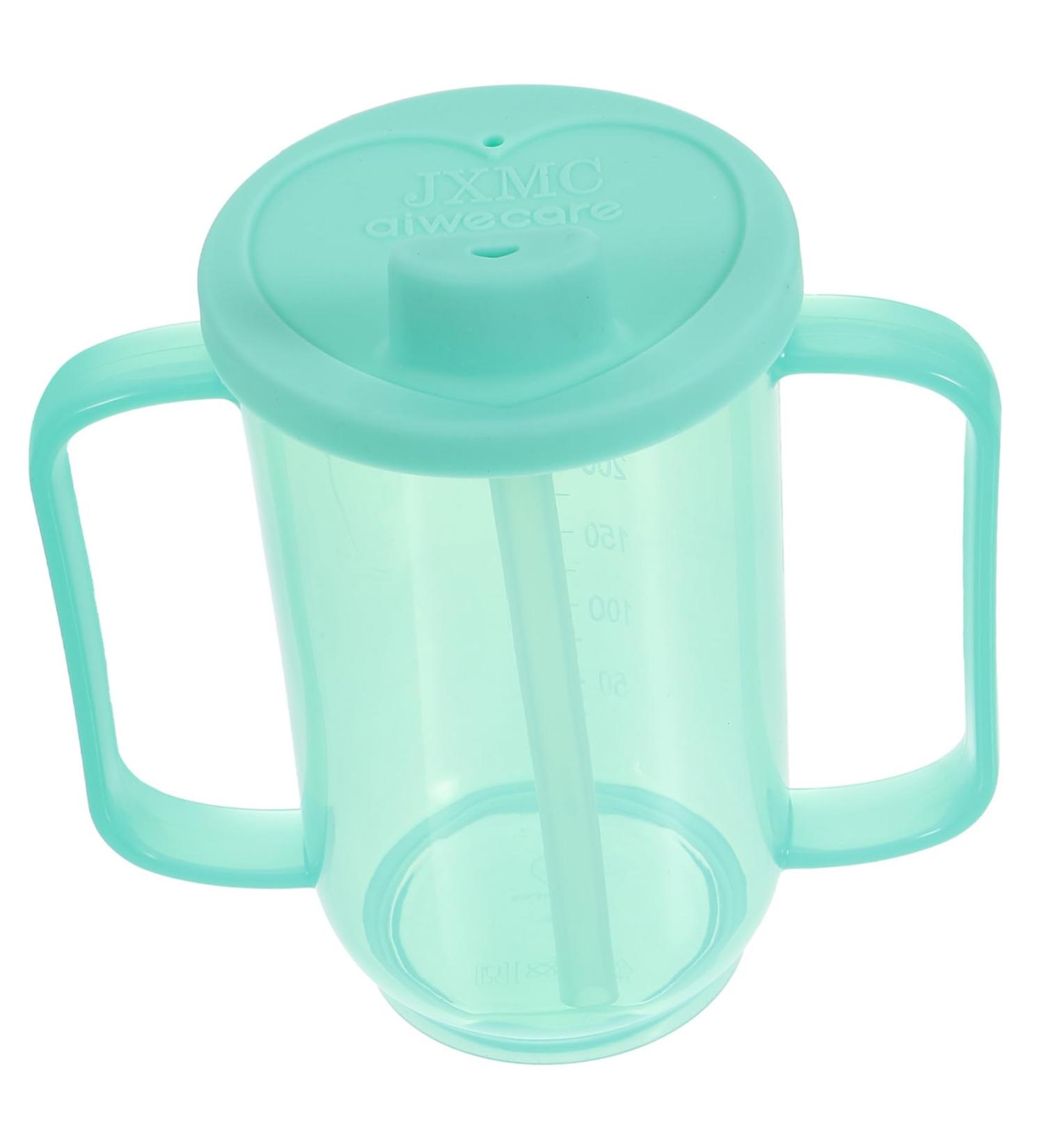 Gleavi Unbreakable Recovery Cup | Independent Drinking Cup for Pregnant Women | Light Green Water Bowl & Bottle (13.8x13cm) - International Shipping Available - Buy Online on GoSupps.com