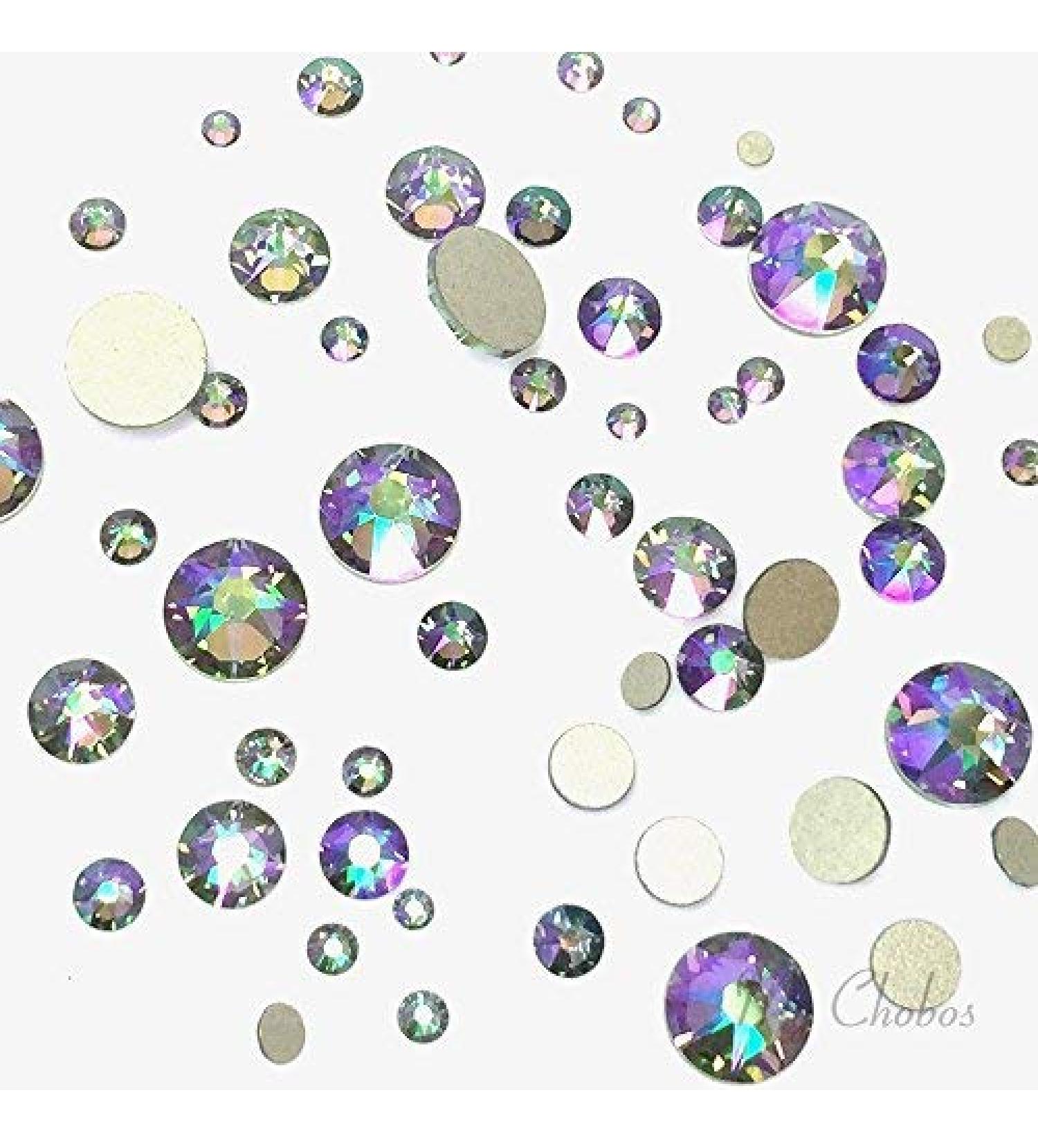 Swarovski Crystal Paradise Shine Flatback Rhinestones- 144 pcs, Mixed Sizes for Nail Art (ss5-ss30) - Buy Online on GoSupps.com