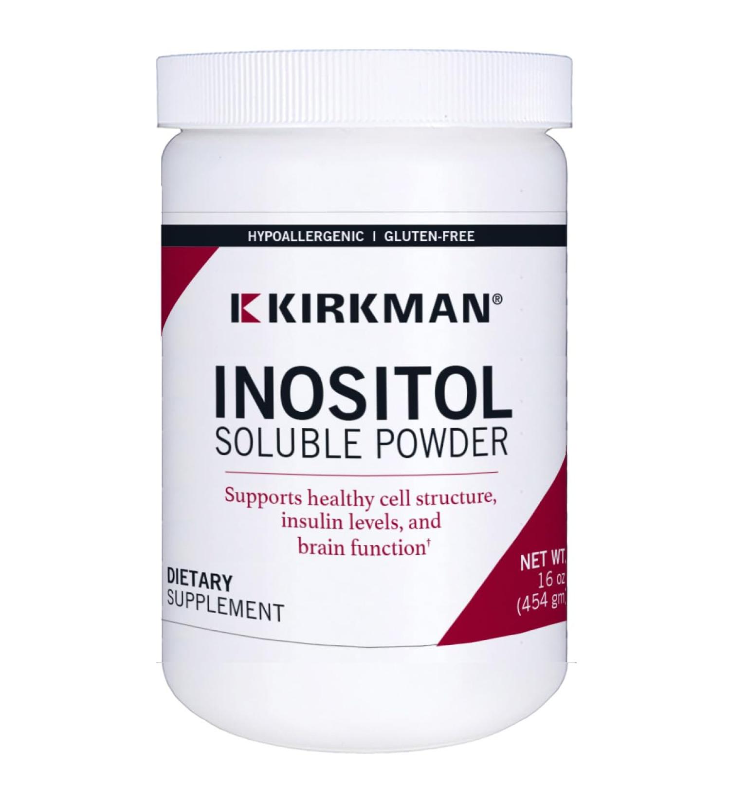 Kirkman Inositol Pure Soluble Powder - Hypoallergenic | 454 gm/16 oz - Buy Online on GoSupps.com