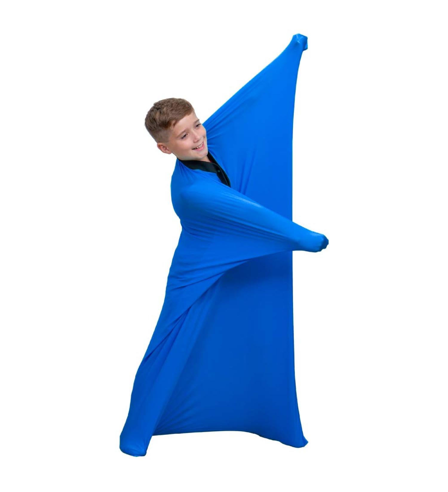 Sensory Sox Large 56 x27 Blue - Stretchy Body Socks for Stress Relief and Anxiety - Ideal for Children with Autism - Buy Online on GoSupps.com