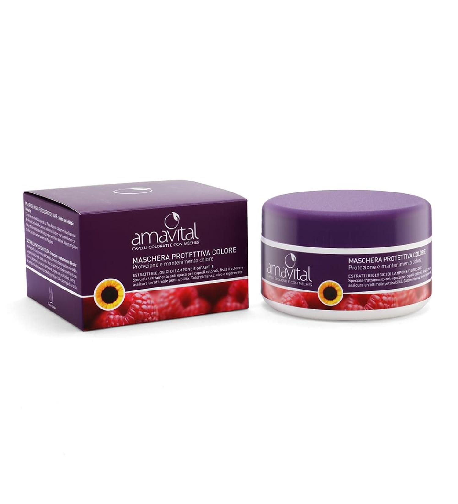 Amavital Color Protection Mask 300ml - Best Office Cleman Hair Care | International Shipping - Buy Online on GoSupps.com