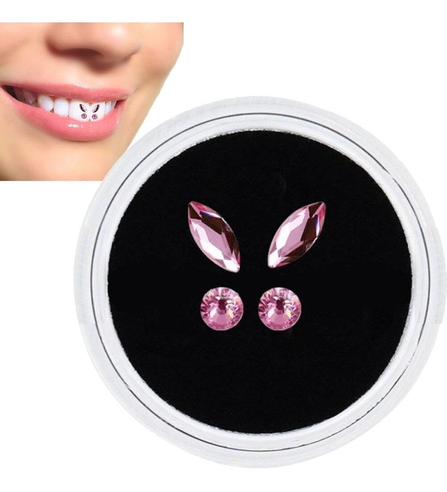 Hrippy Tartar Kit - Sparkling Teeth Jewelry with Artificial Crystals | Reflective Diamond Tooth Ornaments for Stunning Smiles - Buy Online on GoSupps.com