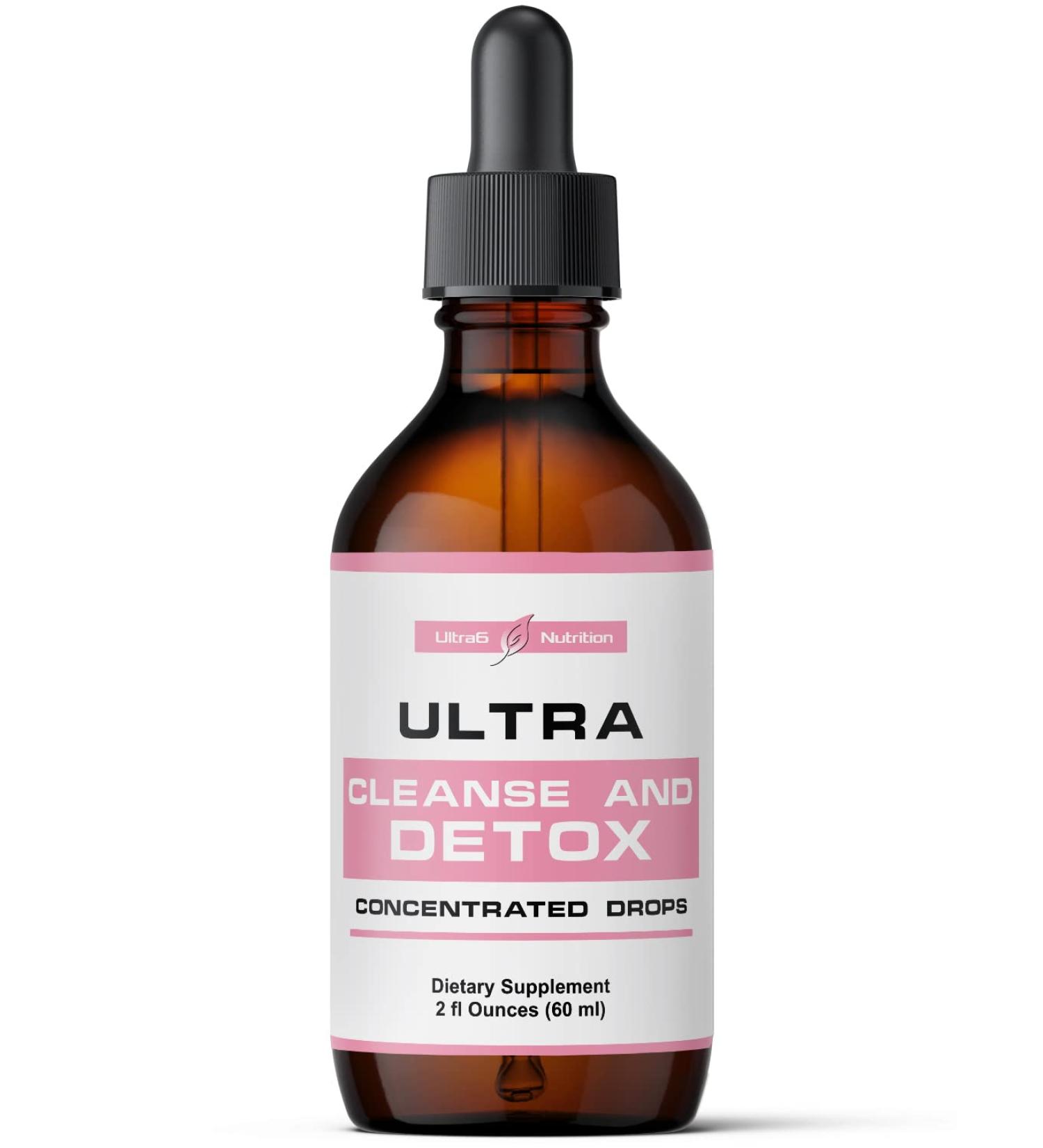 Liver Cleanse Detox Drops with Milk Thistle, Dandelion & Artichoke - Liver Support Formula & Colon Cleanser - Buy Online on GoSupps.com