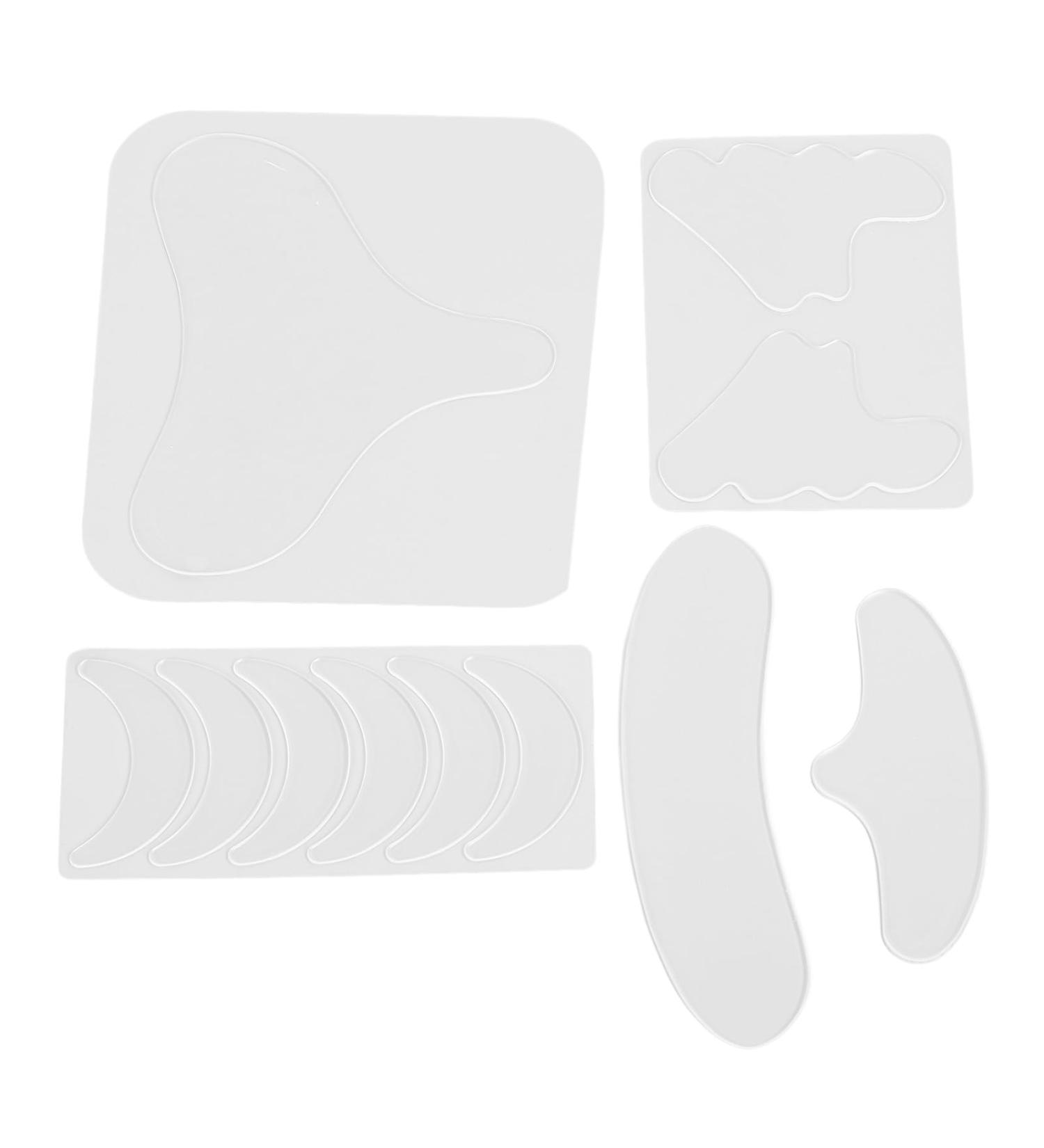 Facial Wrinkle Reducer Patch Multi Purpose Facial Wrinkle Flattening Patch Silicone Improve Dry Skin for Overnight - Buy Online on GoSupps.com