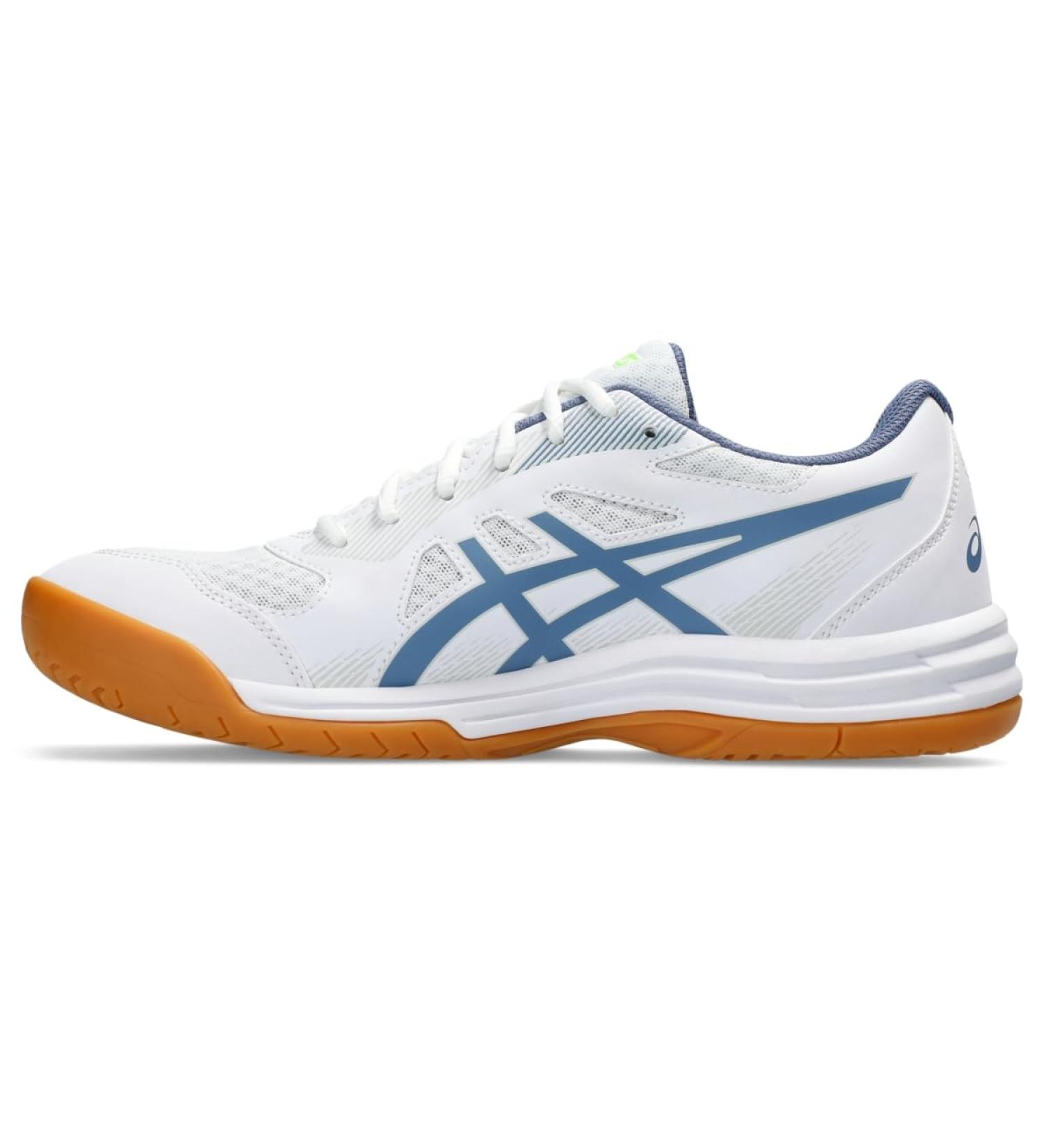Asics Upcourt 5 41.5 EU - Stylish White/Blue Sneakers | International Shipping Available - Buy Online on GoSupps.com
