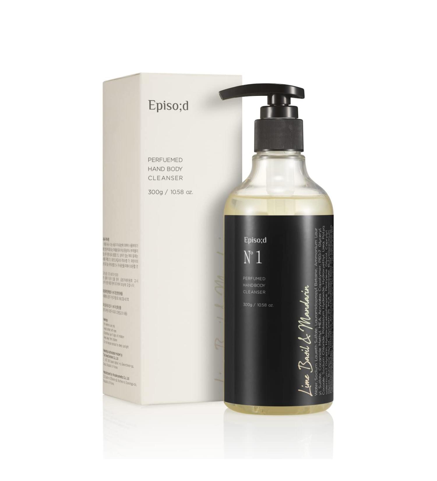 THE PLANT BASE Episod No.1 Basil & Mandarin Perfumed Hand Body Wash 300ml | Korean Skincare | Luxurious Cleansing - Buy Online on GoSupps.com