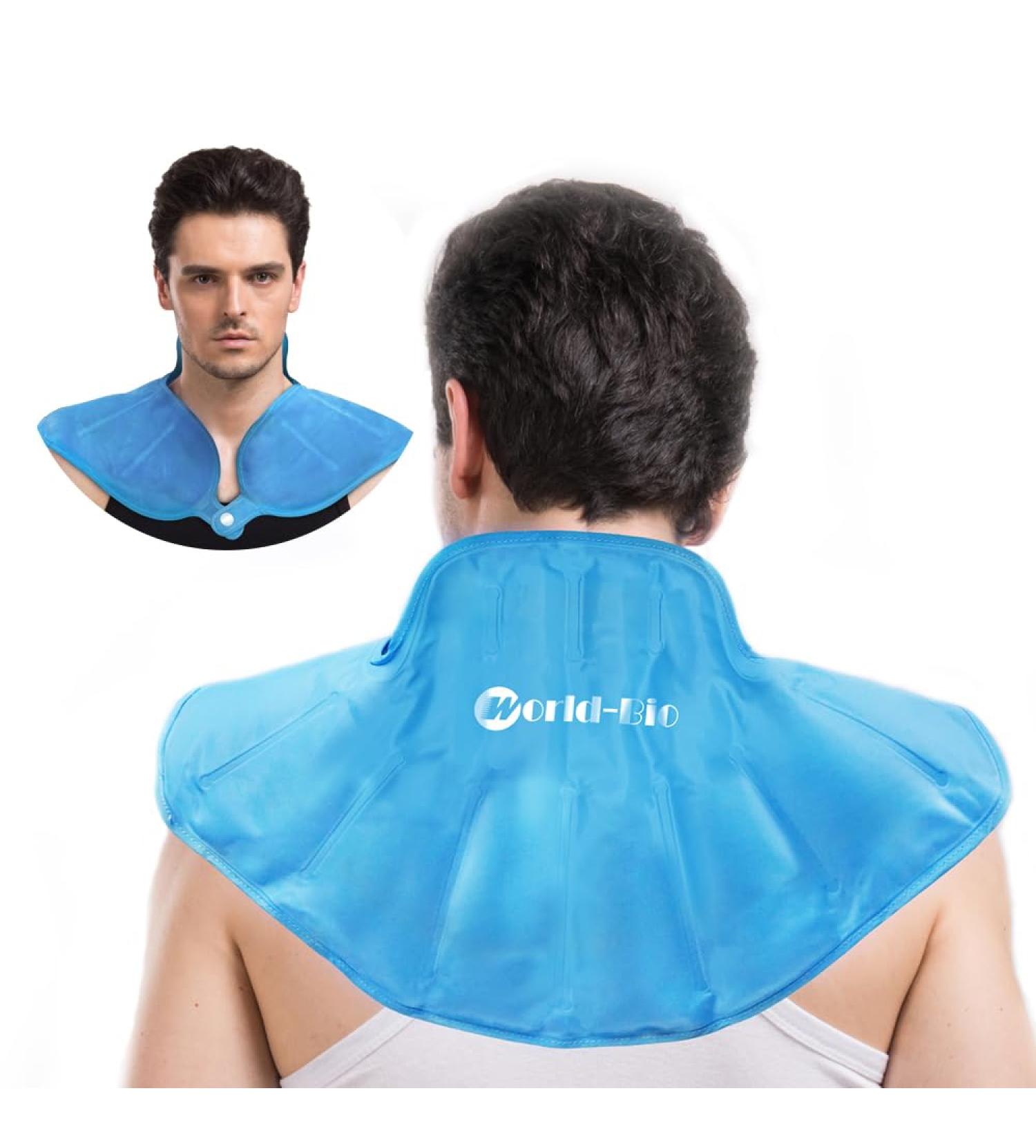 Reusable Ice Pack for Neck and Shoulder - Hot Cold Compress Therapy for Pain Relief, Injuries, and Swelling - Buy Online on GoSupps.com
