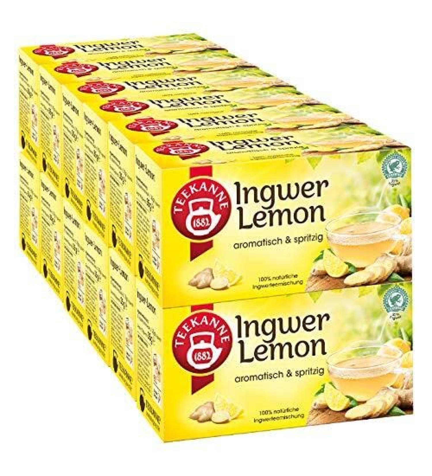  Teekanne GmbH & Co. KG Ginger Lemon Teapot Set of 12 - Buy Online on GoSupps.com