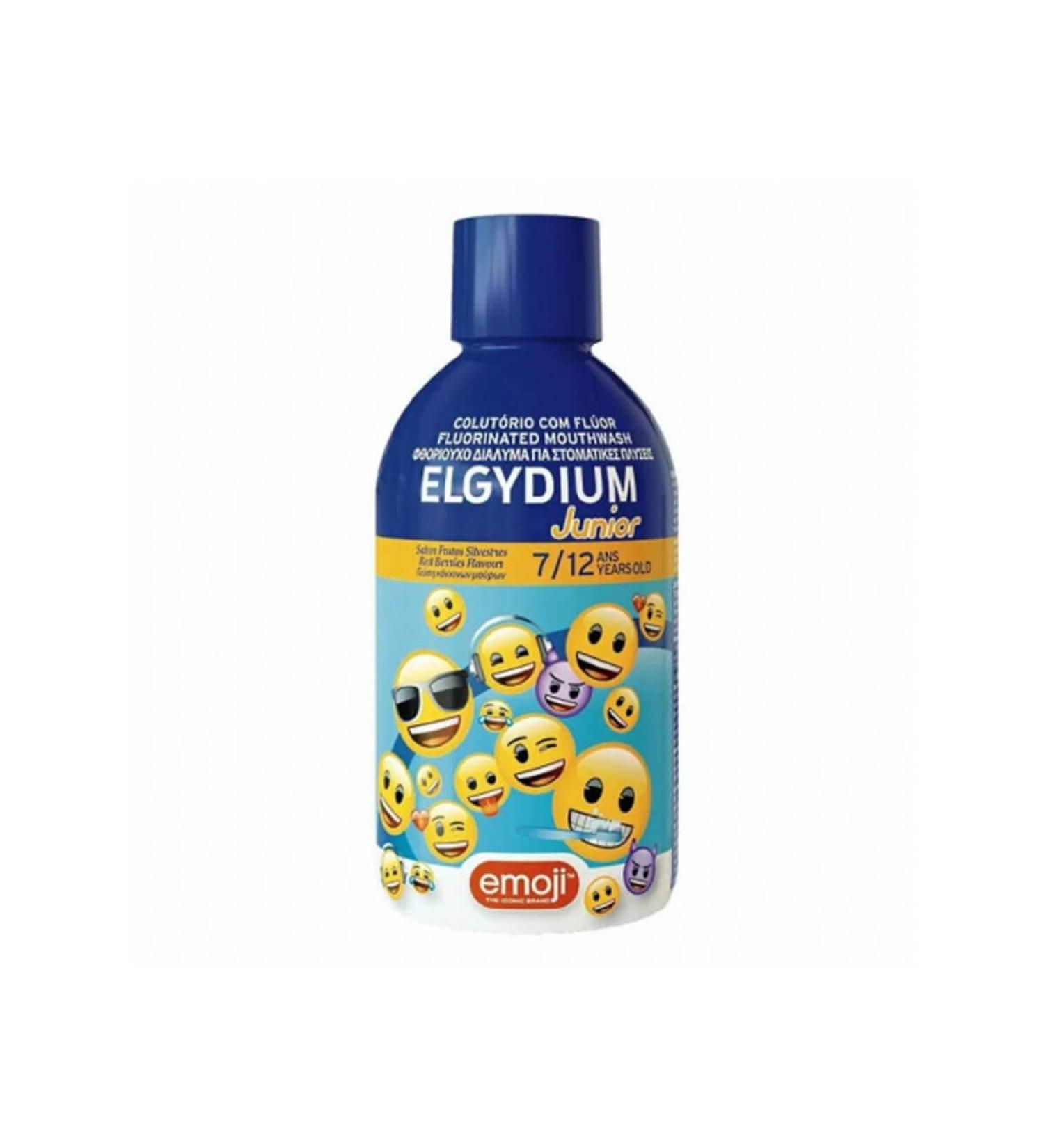 Elgydium junior mouthwash emoji 500 ml