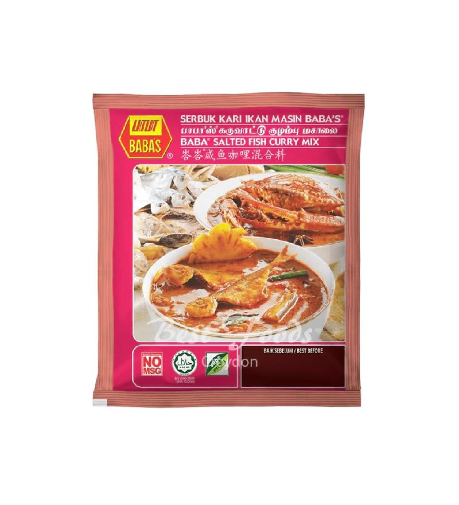 SEELANS BABA SALTED FISH CURRY MIX 250g - Buy Online on GoSupps.com
