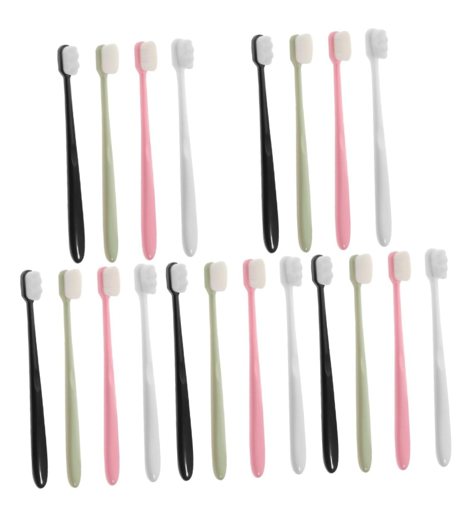 Healeved 20 Pack Soft Travel Toothbrushes - Portable Soft Bristles for Kids & Adults - Buy Online on GoSupps.com