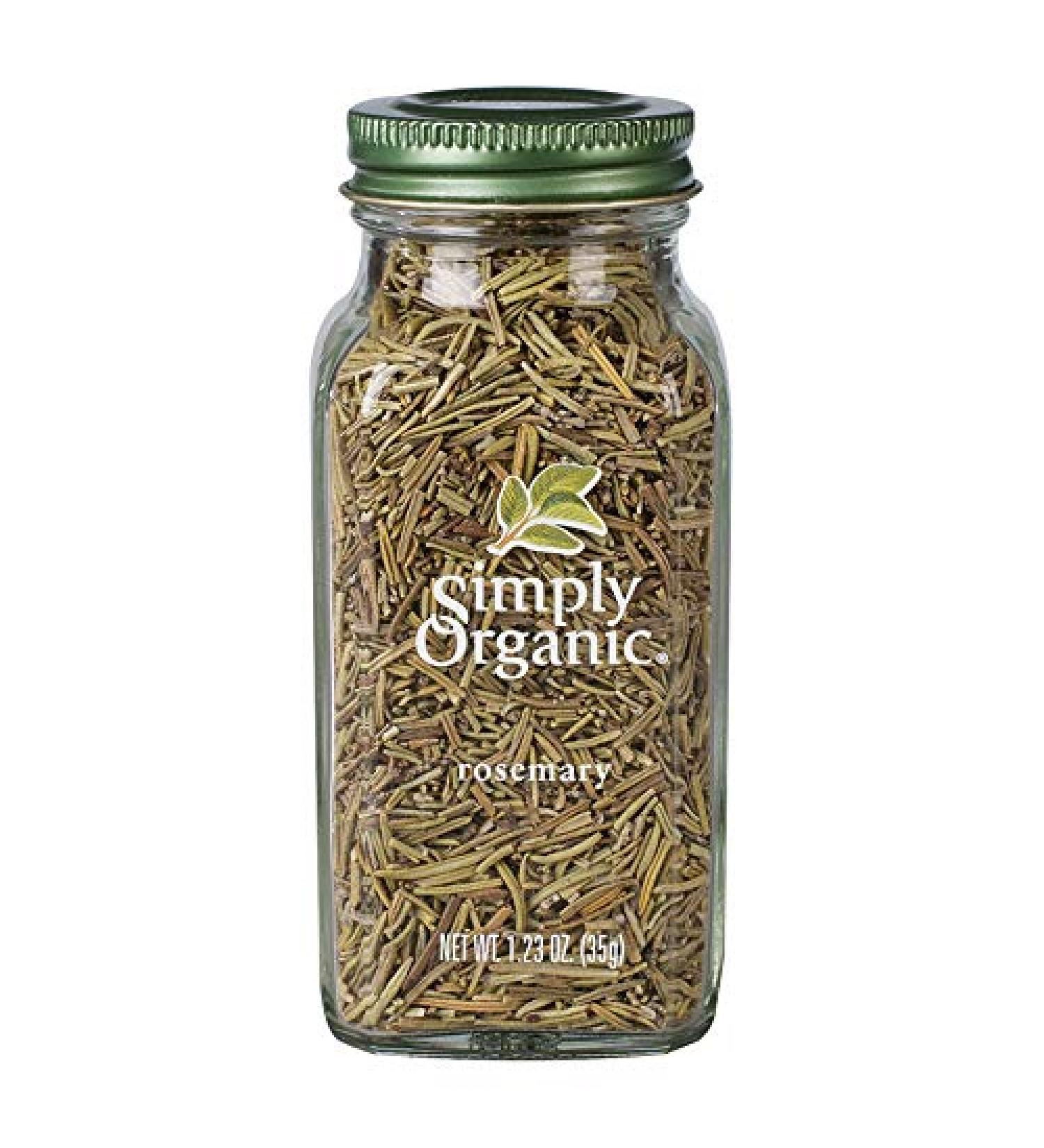 Simply Organic Rosemary 1.23 oz - Premium Culinary Herb for Flavorful Cooking - Buy Online on GoSupps.com