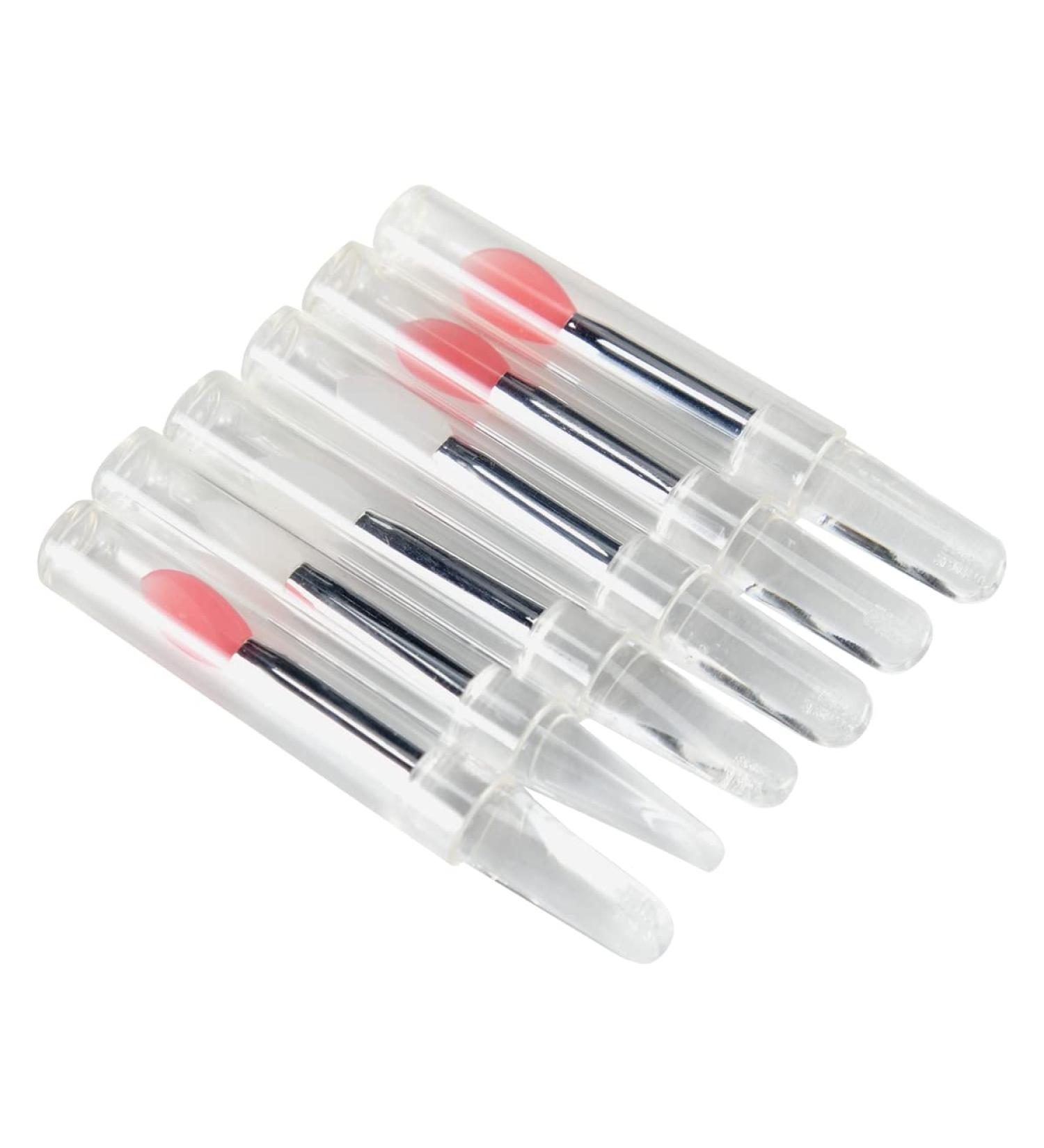 TEONEI Mini Silicone Lip Brush Set - 6Pcs | Lipstick Applicator & Makeup Brushes - Buy Online on GoSupps.com