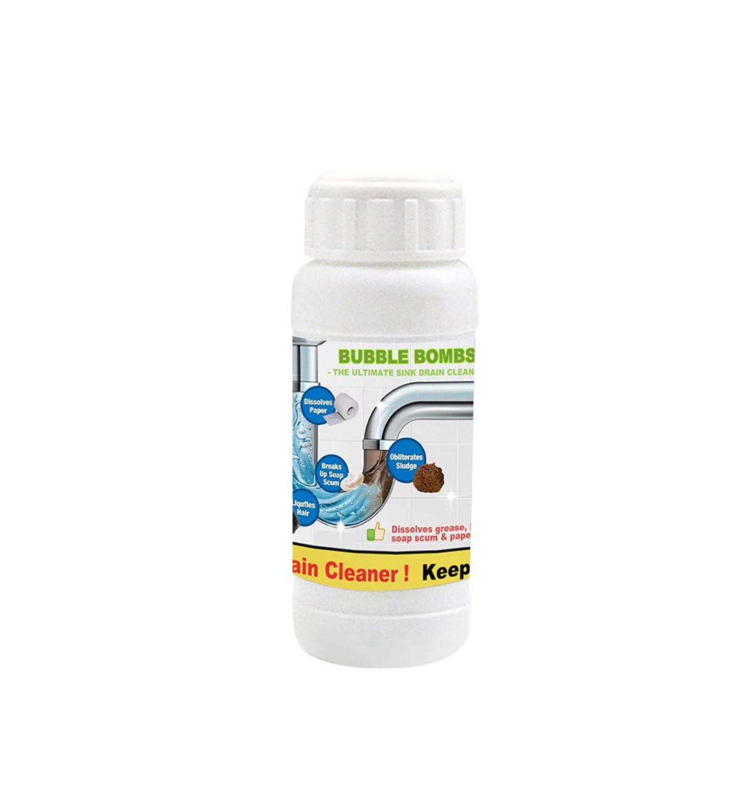 MarryLee Plumbing Agent Quick Foaming Toilet Sink Cleaner Magic Bubble Quality 1 Bottle 100g (Multicolor) - Buy Online on GoSupps.com